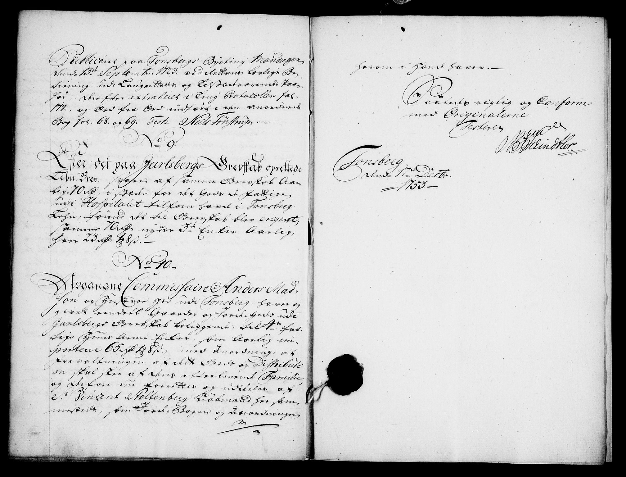 Danske Kanselli, Skapsaker, RA/EA-4061/G/L0019: Tillegg til skapsakene, 1616-1753, p. 375