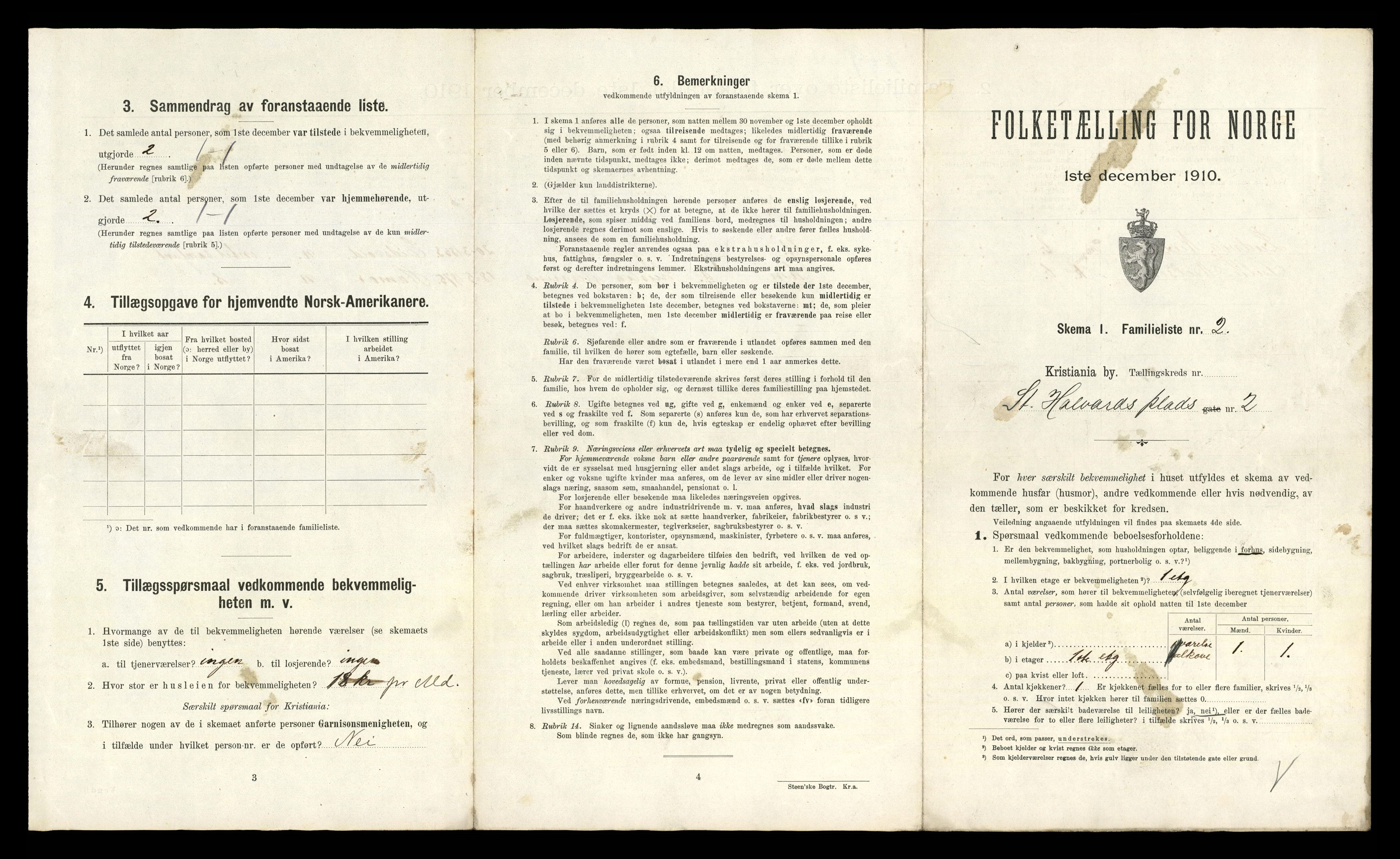 RA, 1910 census for Kristiania, 1910, p. 96421