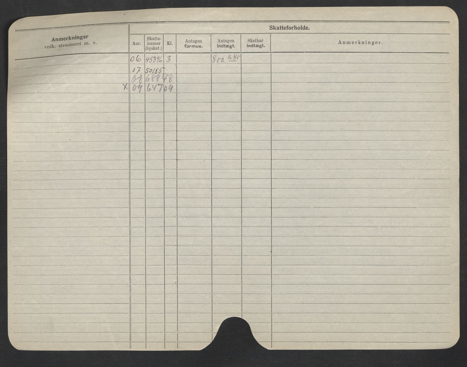 Oslo folkeregister, Registerkort, AV/SAO-A-11715/F/Fa/Fac/L0007: Menn, 1906-1914, p. 696b