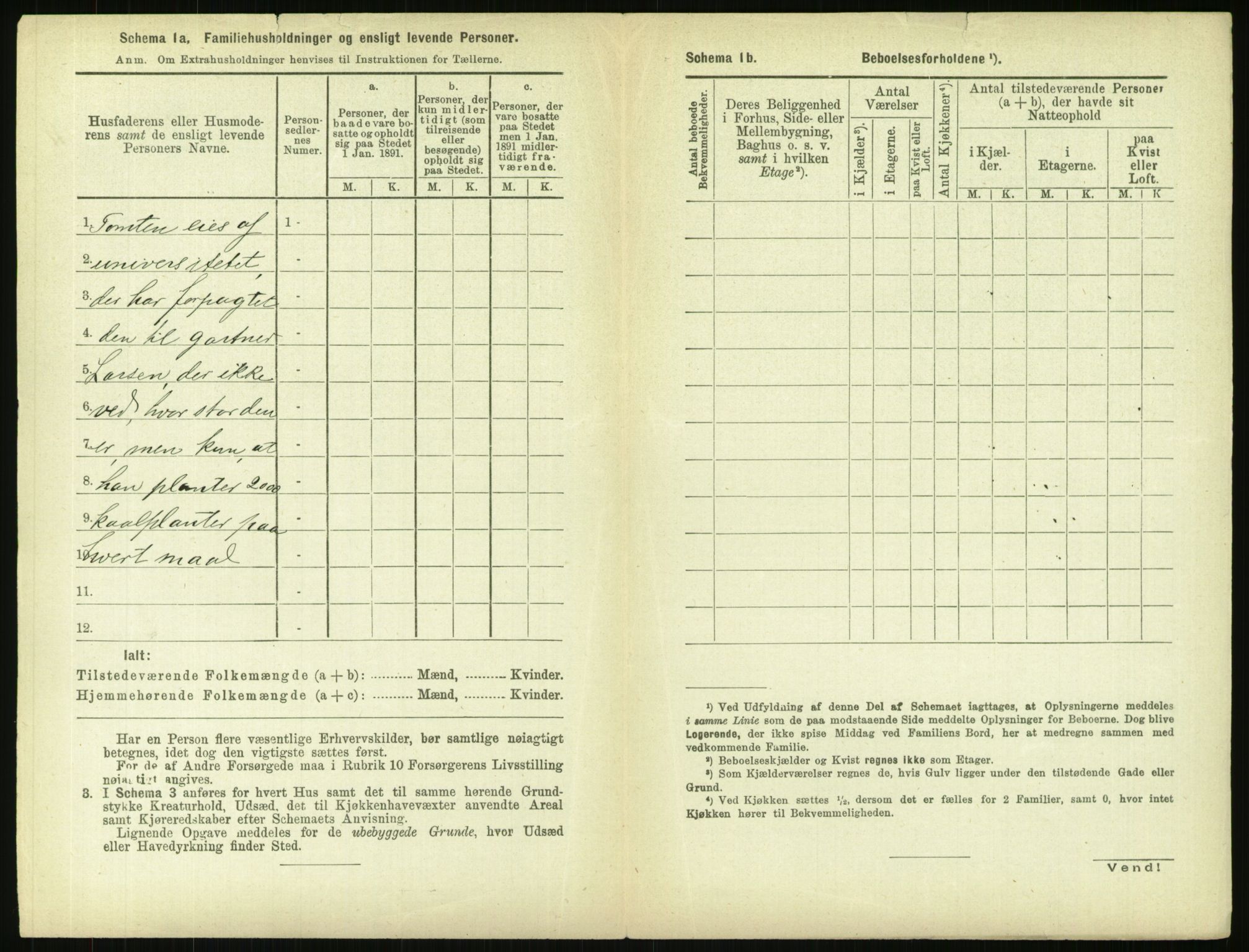 RA, 1891 census for 0301 Kristiania, 1891, p. 105580