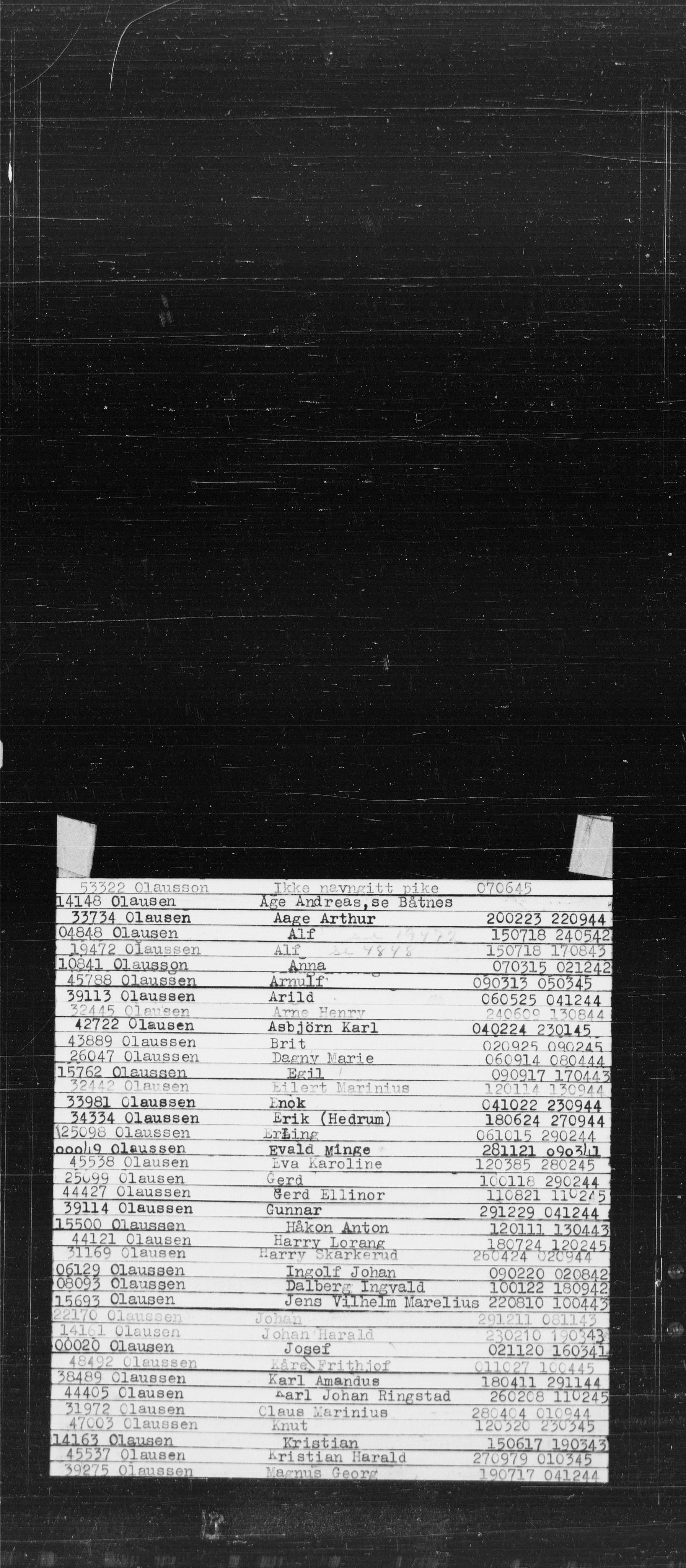 Den Kgl. Norske Legasjons Flyktningskontor, AV/RA-S-6753/V/Va/L0022: Kjesäterkartoteket.  Alfabetisk register, A-Å., 1940-1945, p. 648