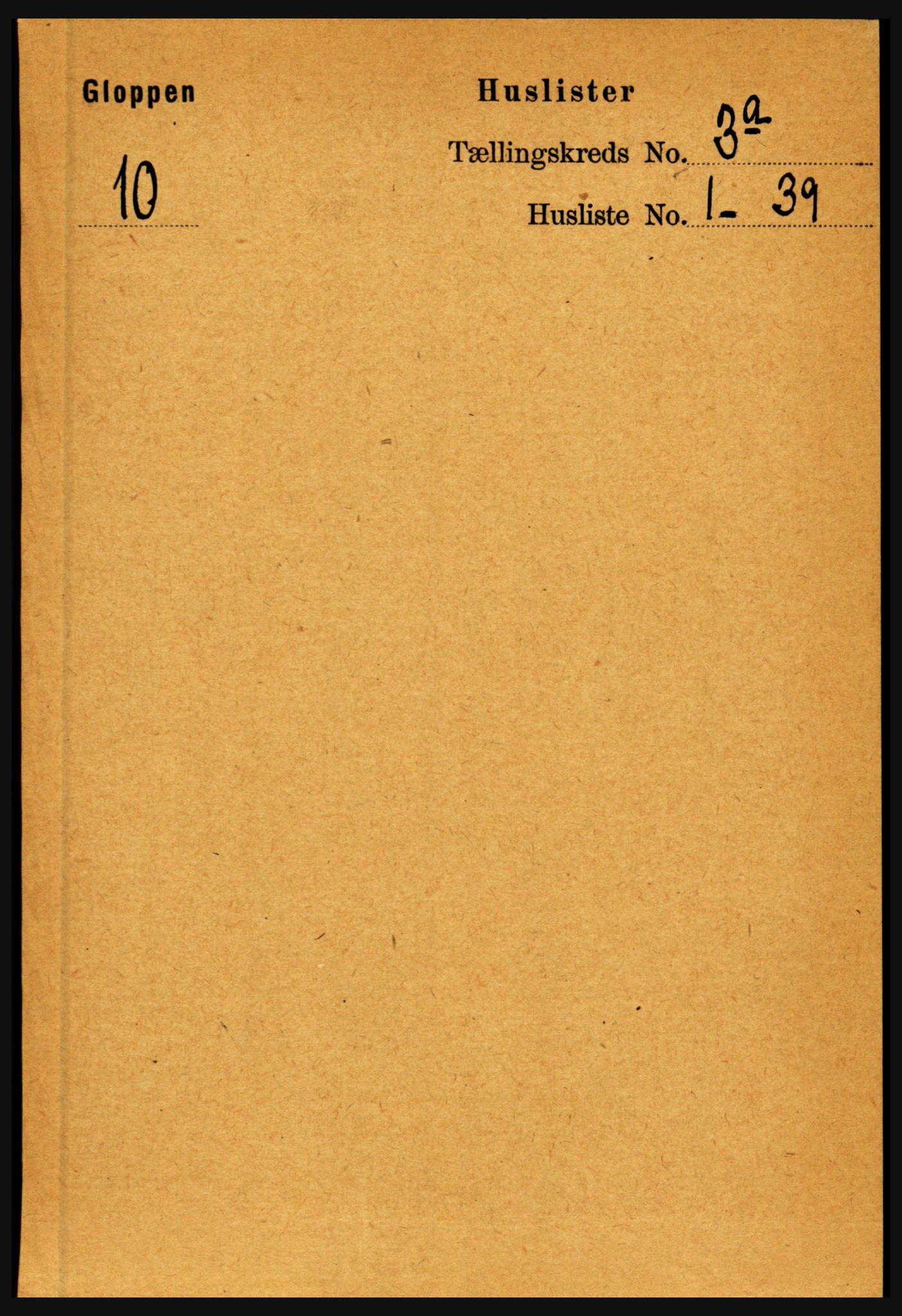 RA, 1891 census for 1445 Gloppen, 1891, p. 1137