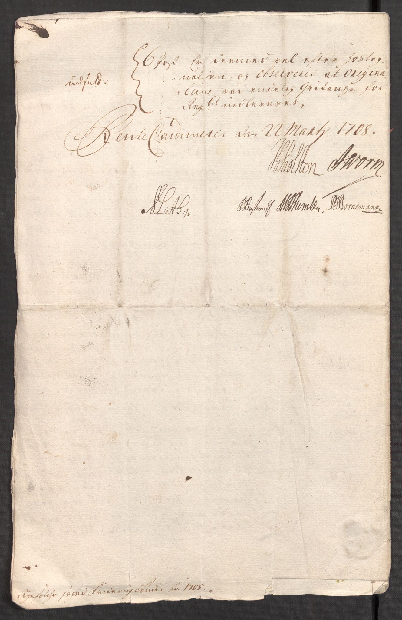 Rentekammeret inntil 1814, Reviderte regnskaper, Fogderegnskap, AV/RA-EA-4092/R47/L2860: Fogderegnskap Ryfylke, 1703-1705, p. 534