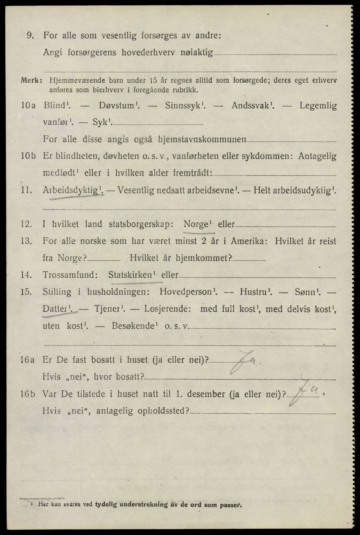 SAO, 1920 census for Spydeberg, 1920, p. 6138