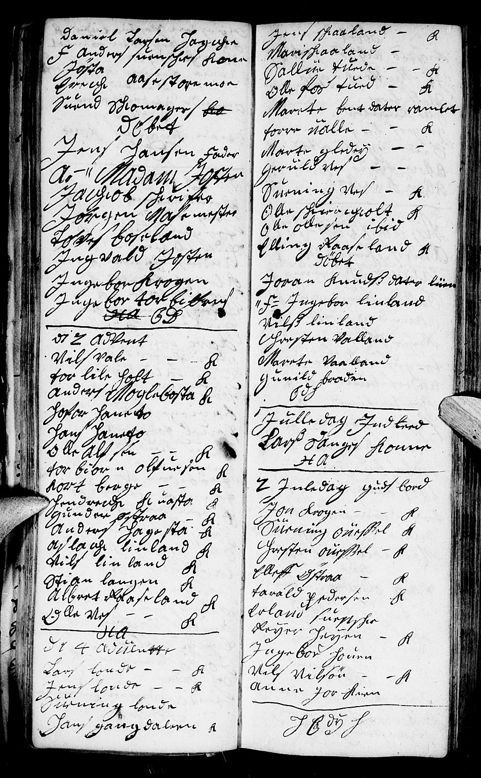 Holt sokneprestkontor, SAK/1111-0021/F/Fb/L0002: Parish register (copy) no. B 2, 1715-1727, p. 63