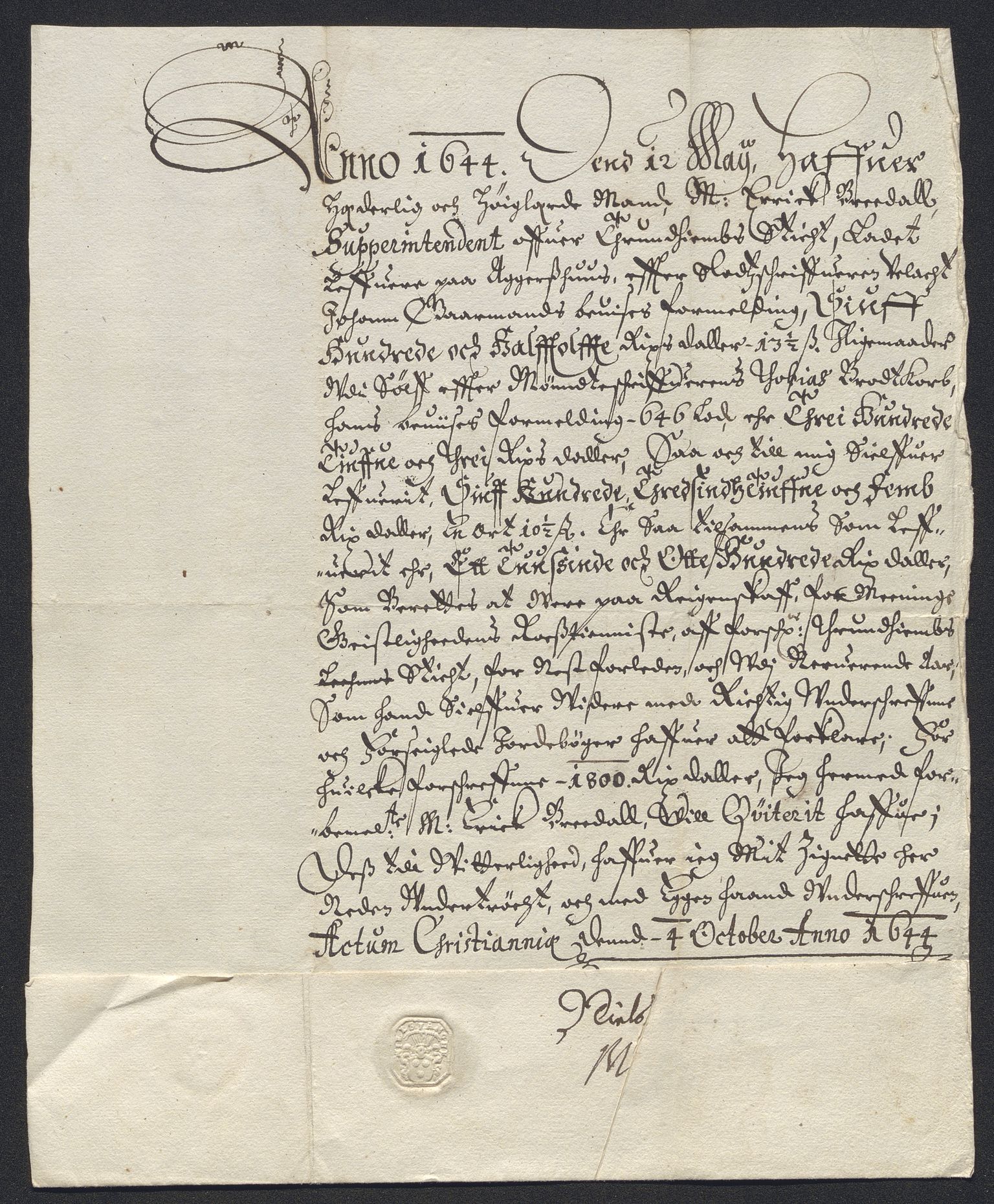 Rentekammeret inntil 1814, Reviderte regnskaper, Kirkeregnskap, AV/RA-EA-4067/Rf/L0129: Kirkeregnskap, 1625-1684, p. 284