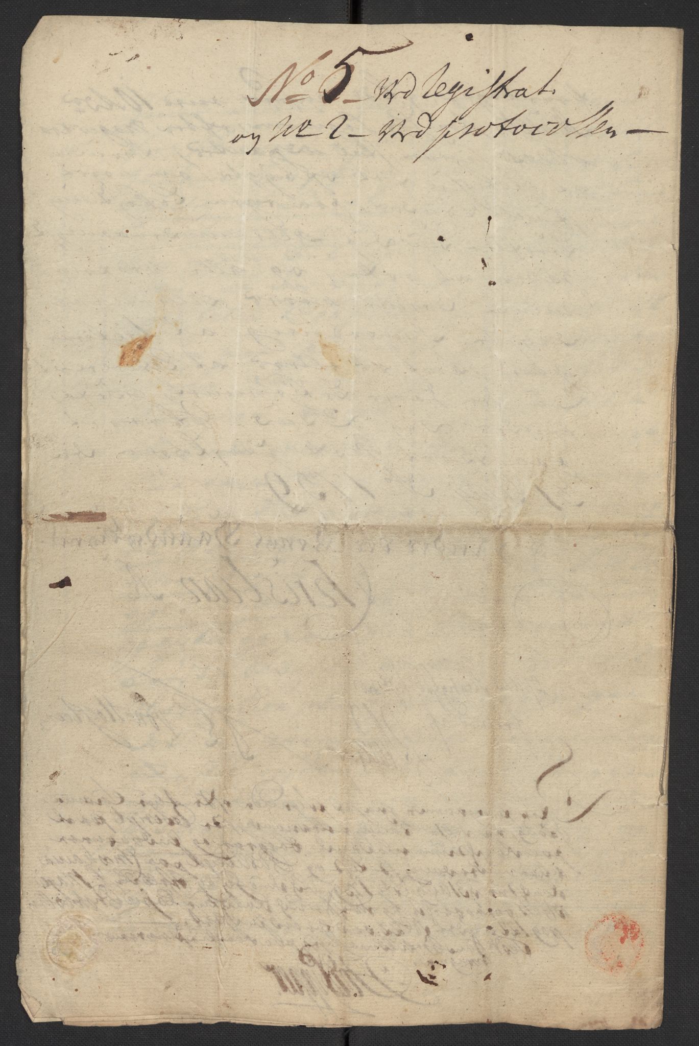 Oslo politidistrikt, SAO/A-10085/D/Da/L0001: Innkomne brev, pro memoria m.v., 1729-1779, p. 16