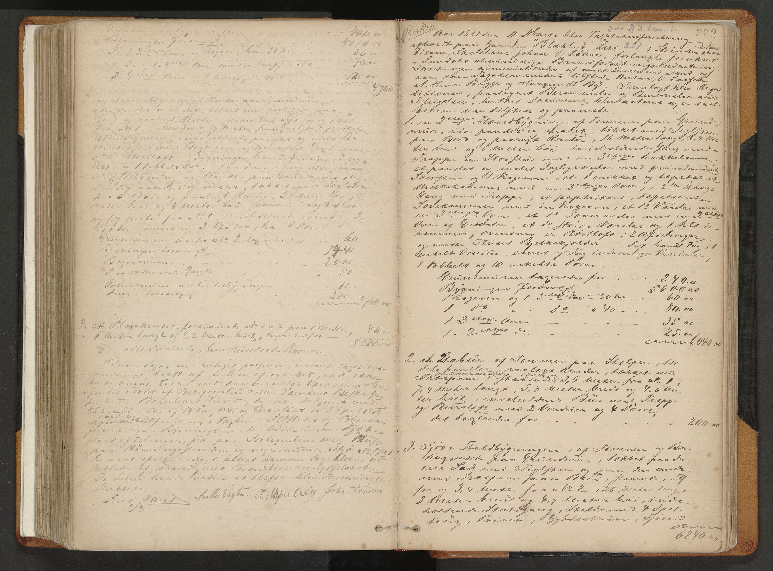 Norges Brannkasse Strinda, AV/SAT-A-5516/Fa/L0002: Branntakstprotokoll, 1874-1895, p. 362