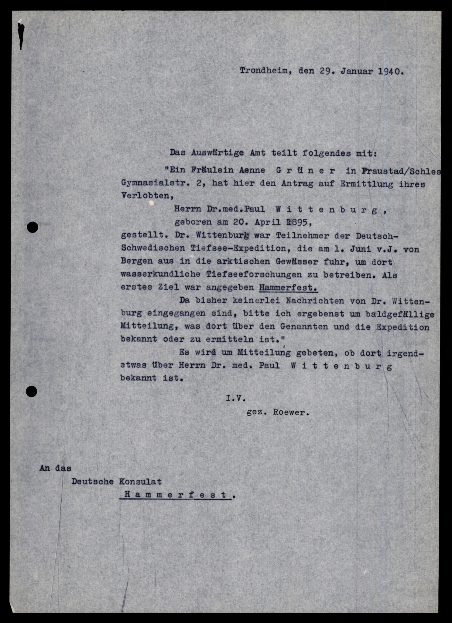 Forsvarets Overkommando. 2 kontor. Arkiv 11.4. Spredte tyske arkivsaker, AV/RA-RAFA-7031/D/Dar/Darc/L0021: FO.II. Tyske konsulater, 1929-1940, p. 563