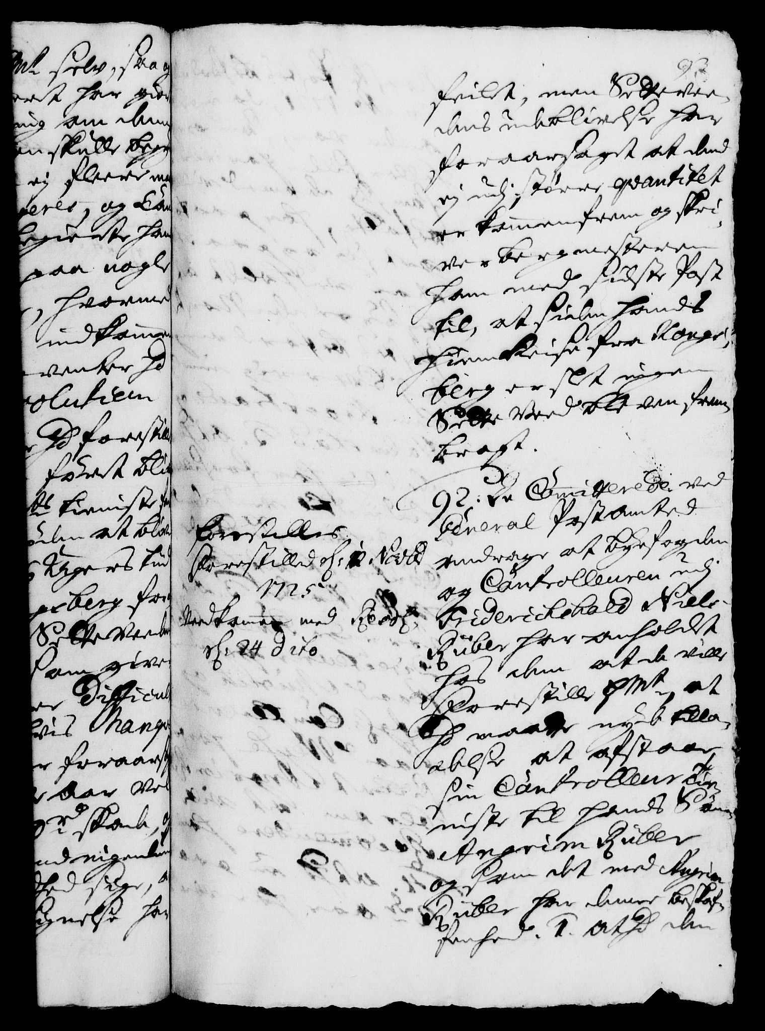 Rentekammeret, Kammerkanselliet, RA/EA-3111/G/Gh/Gha/L0008: Norsk ekstraktmemorialprotokoll (merket RK 53.53), 1725-1726, p. 93