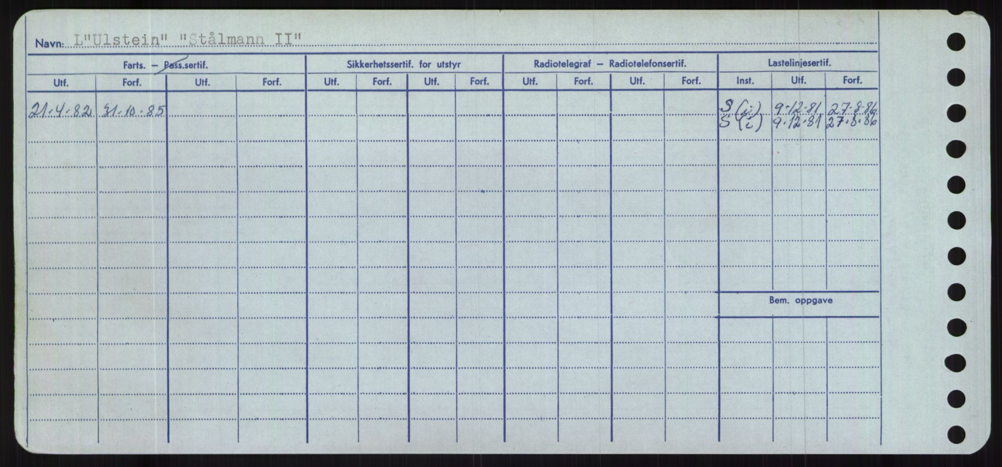 Sjøfartsdirektoratet med forløpere, Skipsmålingen, AV/RA-S-1627/H/Hc/L0001: Lektere, A-Y, p. 408