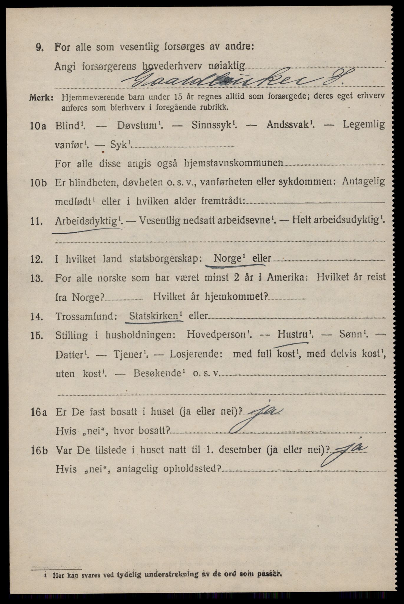 SAST, 1920 census for Hetland, 1920, p. 23502