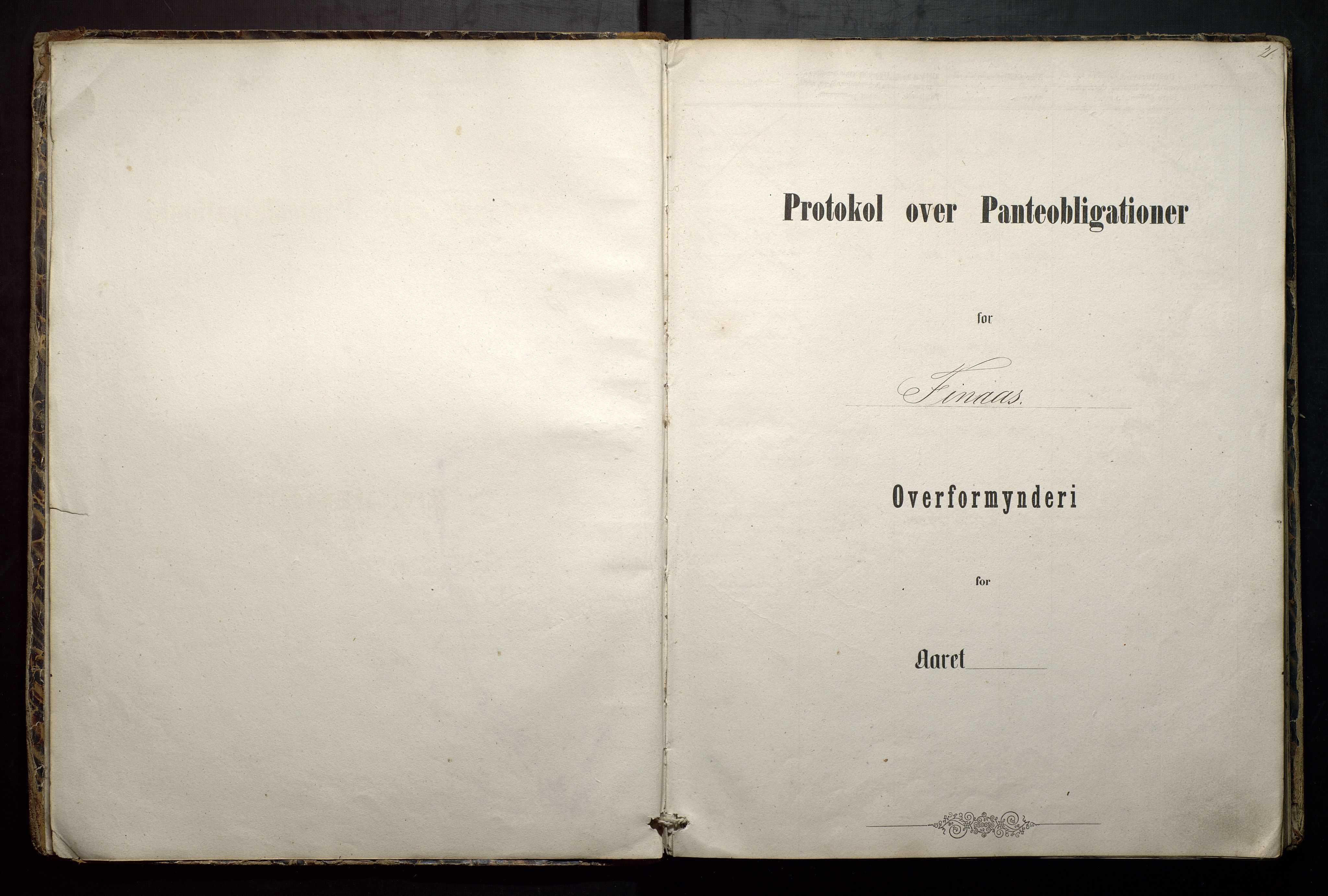 Finnaas kommune. Overformynderiet, IKAH/1218a-812/G/Gb/Gba/L0001: Obligasjonsprotokoll for Finnås overformynderi, 1848-1892, p. 2