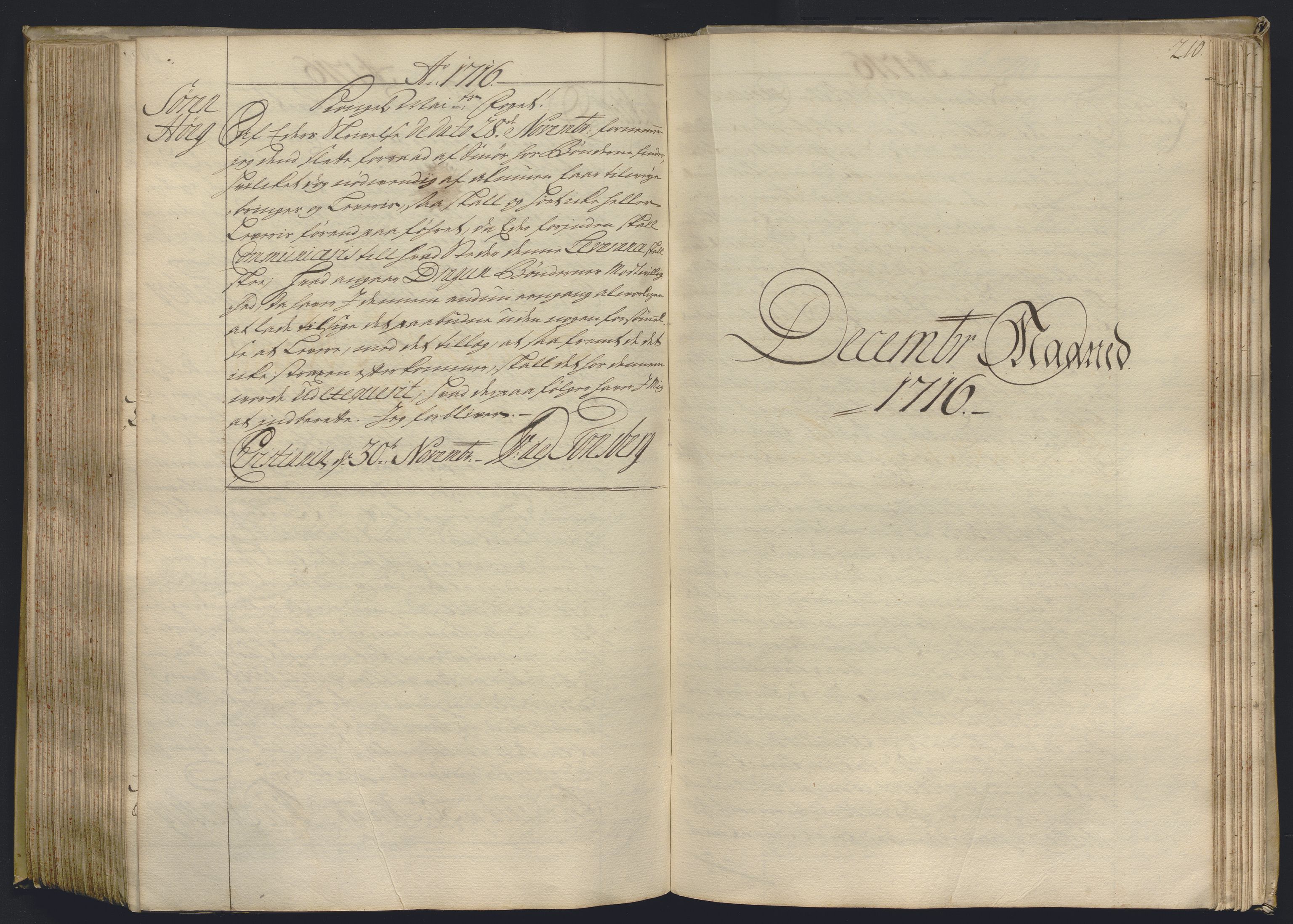 Kristiania stiftamt, AV/SAO-A-10386/B/Ba/L0004: Kopibok, 1715-1717, p. 209b-210a