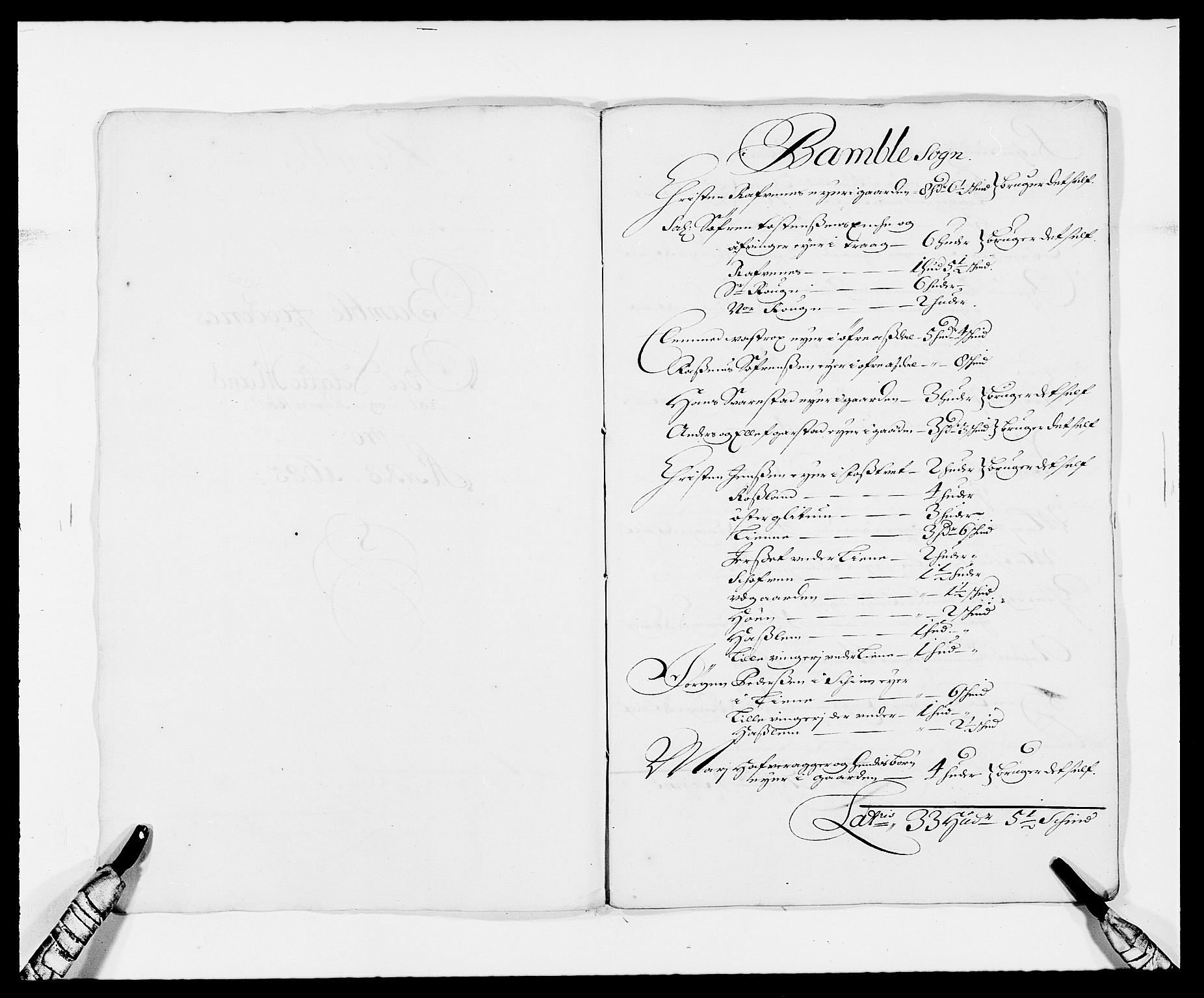 Rentekammeret inntil 1814, Reviderte regnskaper, Fogderegnskap, AV/RA-EA-4092/R34/L2048: Fogderegnskap Bamble, 1685-1687, p. 98