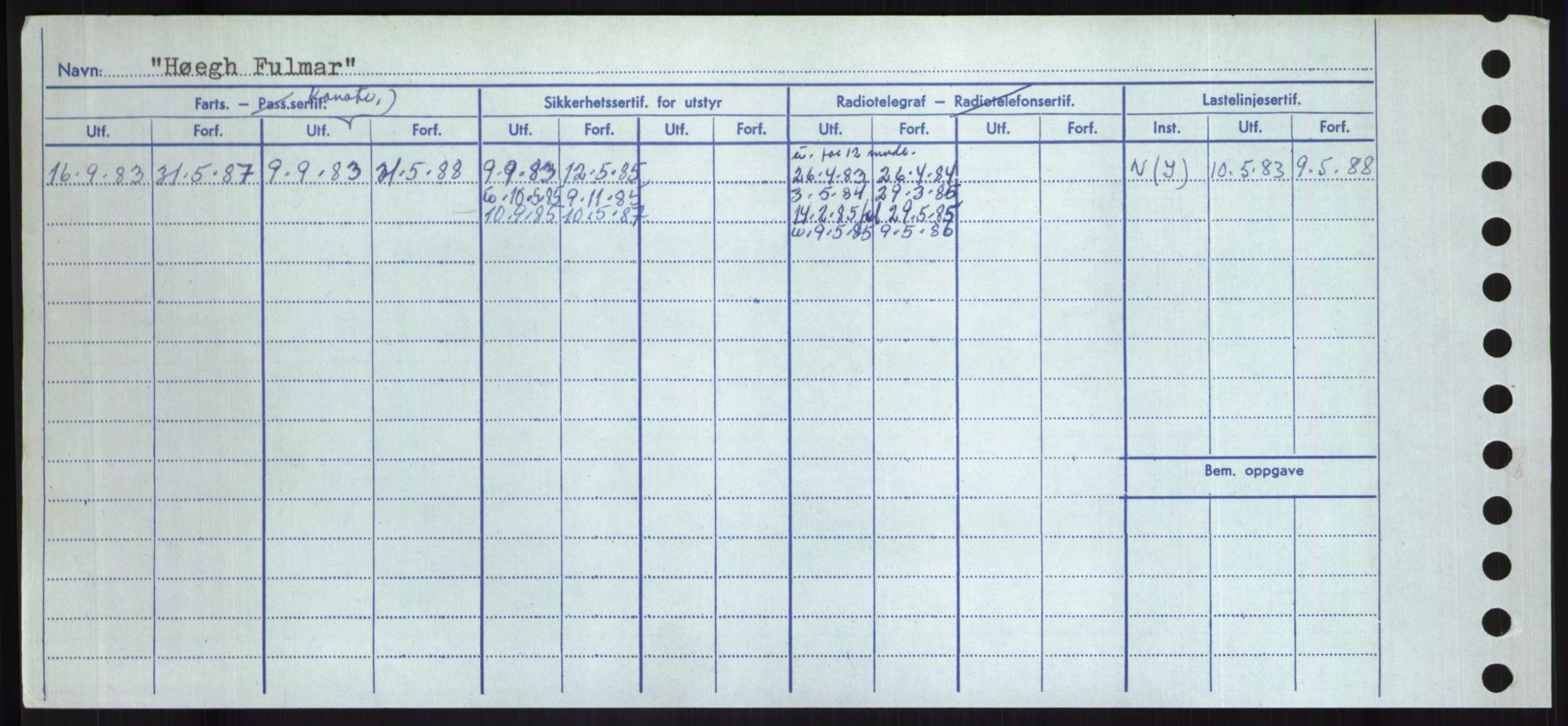 Sjøfartsdirektoratet med forløpere, Skipsmålingen, AV/RA-S-1627/H/Hd/L0017: Fartøy, Holi-Hå, p. 338