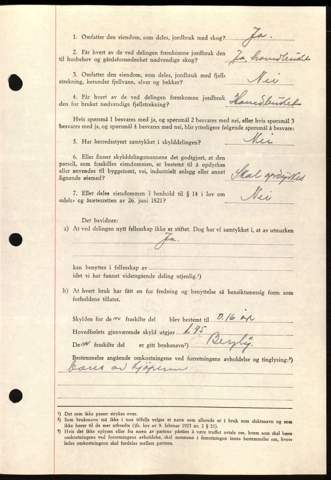 Romsdal sorenskriveri, AV/SAT-A-4149/1/2/2C: Mortgage book no. A11, 1941-1942, Diary no: : 2265/1941