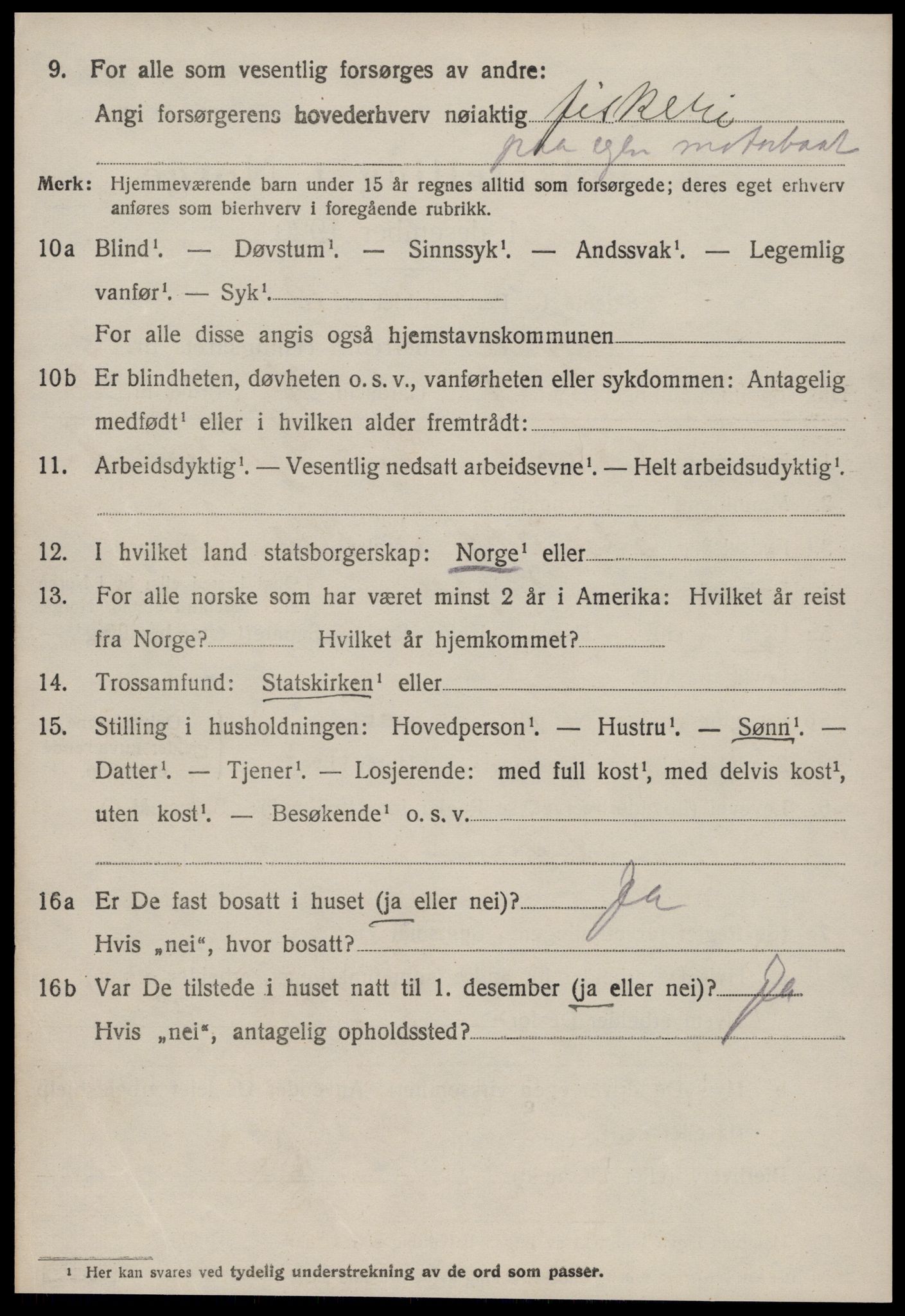 SAT, 1920 census for Vigra, 1920, p. 1269