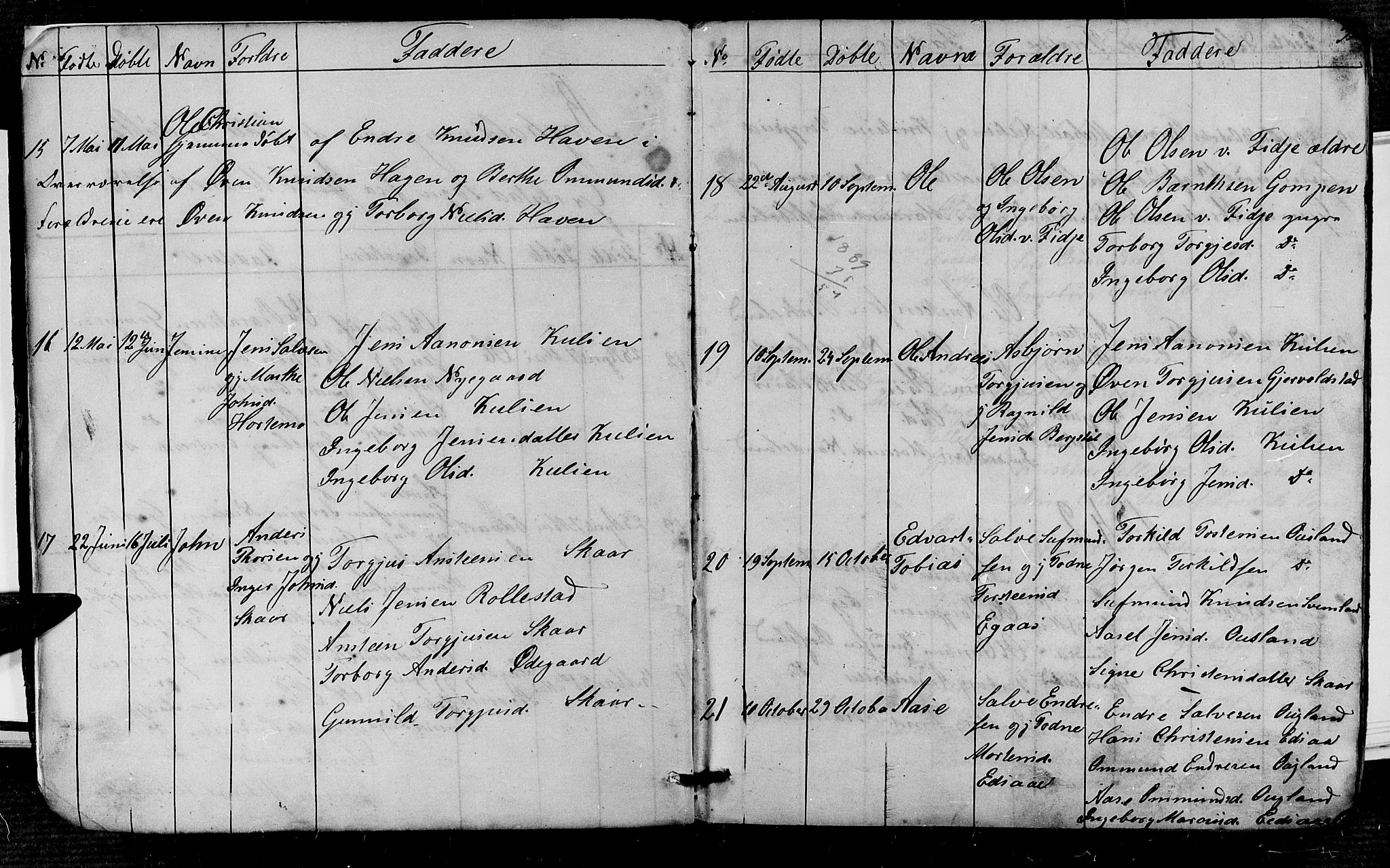 Søgne sokneprestkontor, AV/SAK-1111-0037/F/Fb/Fba/L0002: Parish register (copy) no. B 2, 1848-1873, p. 3