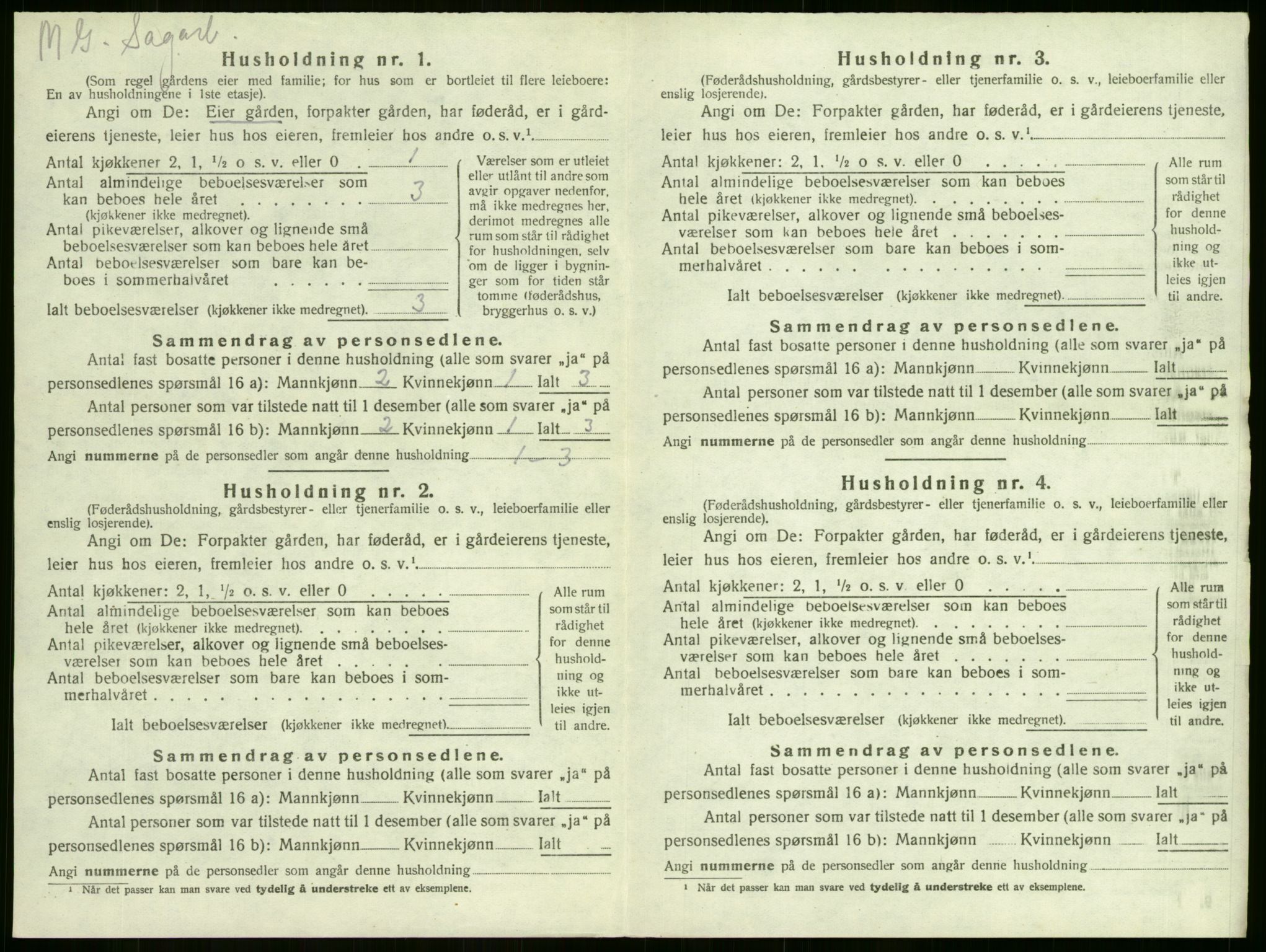 SAKO, 1920 census for Sandeherred, 1920, p. 635