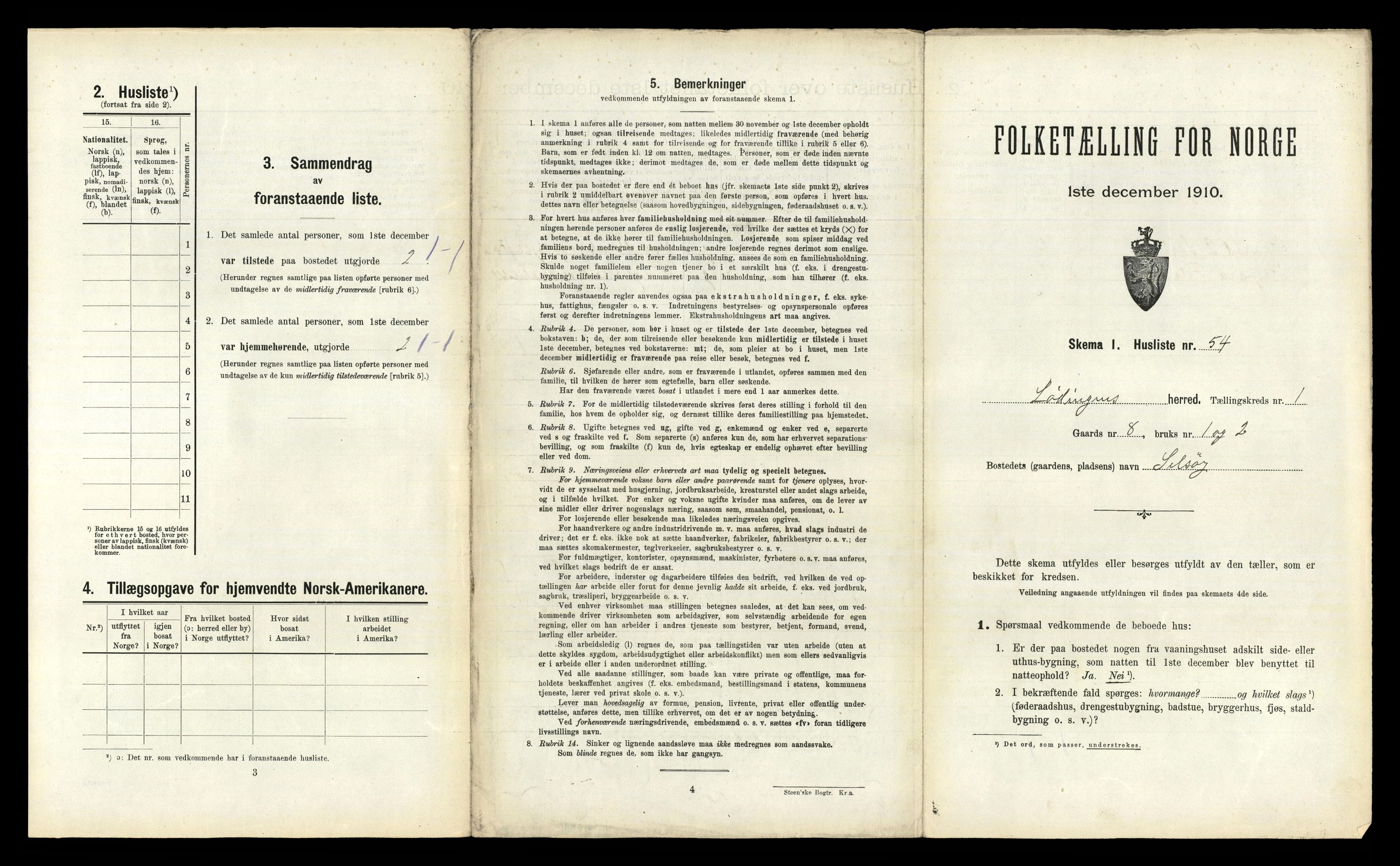 RA, 1910 census for Lødingen, 1910, p. 147