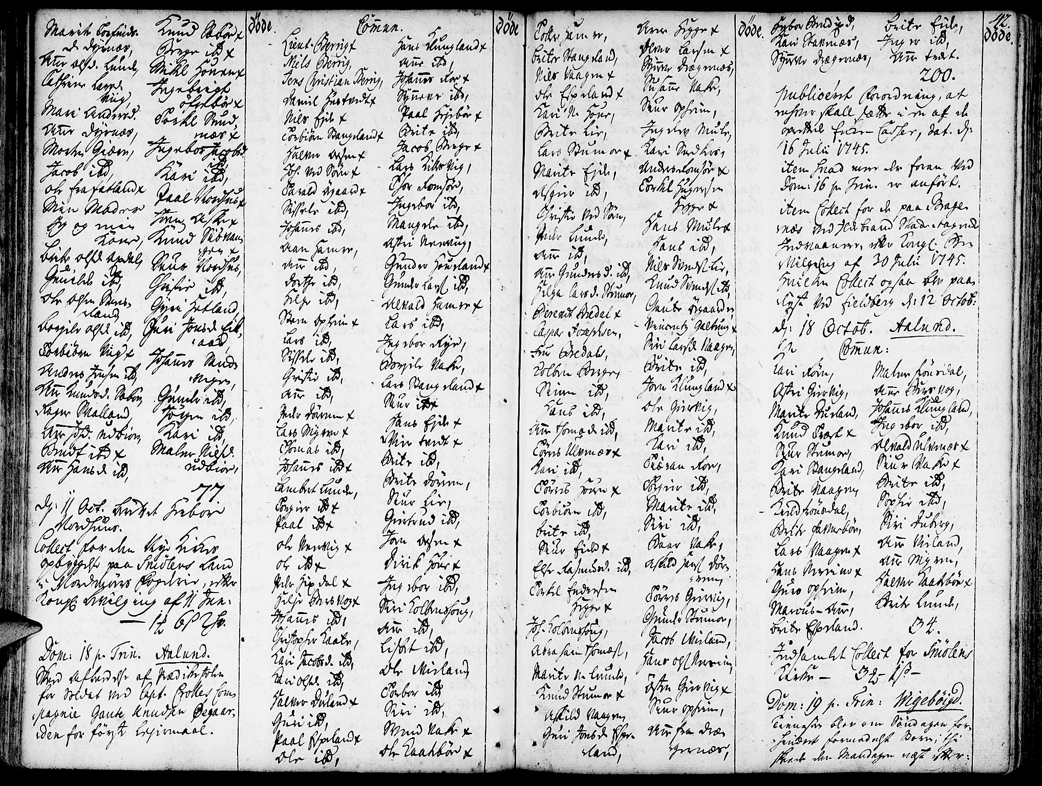 Fjelberg sokneprestembete, AV/SAB-A-75201/H/Haa: Parish register (official) no. A 1, 1739-1759, p. 42