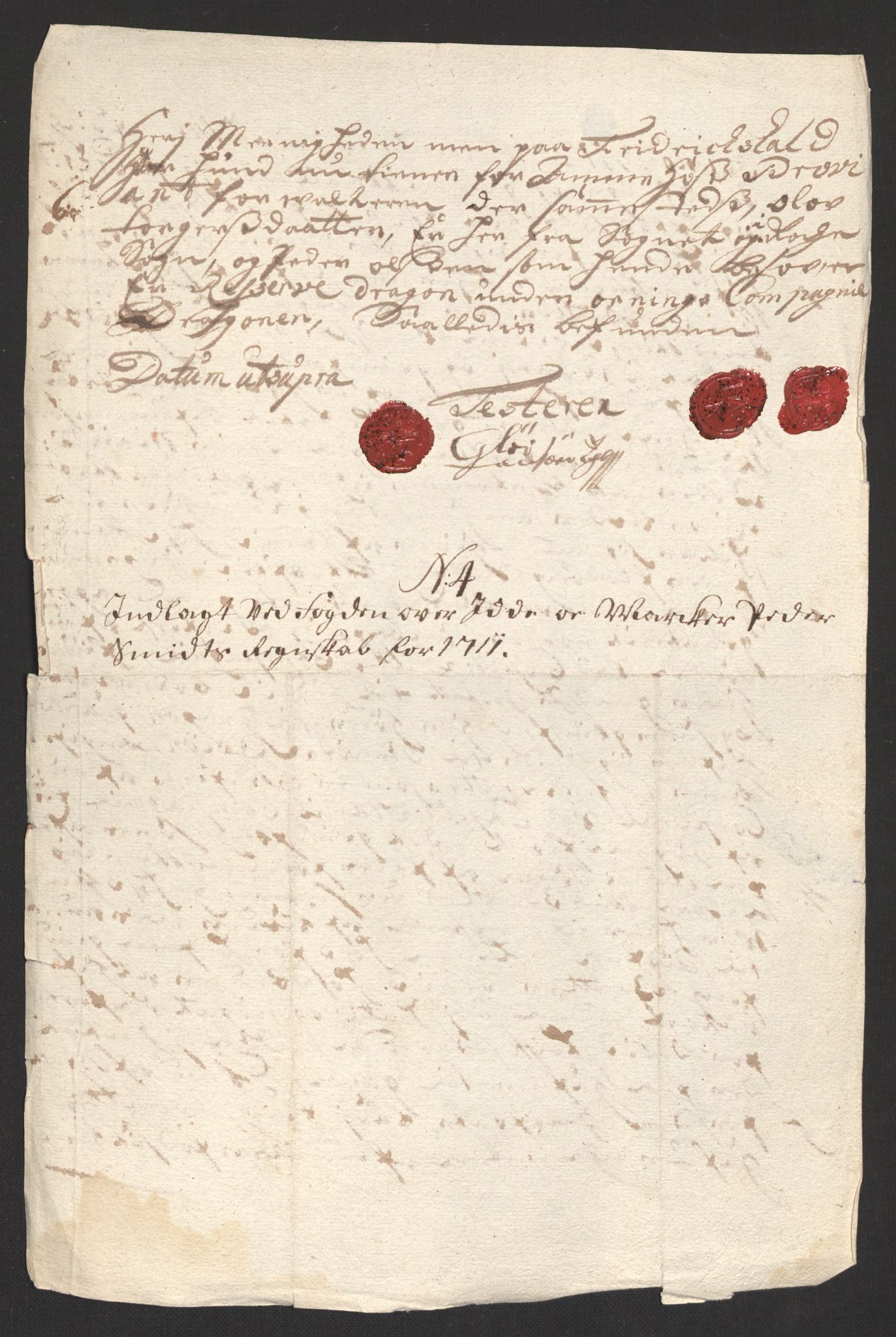 Rentekammeret inntil 1814, Reviderte regnskaper, Fogderegnskap, RA/EA-4092/R01/L0020: Fogderegnskap Idd og Marker, 1711, p. 76