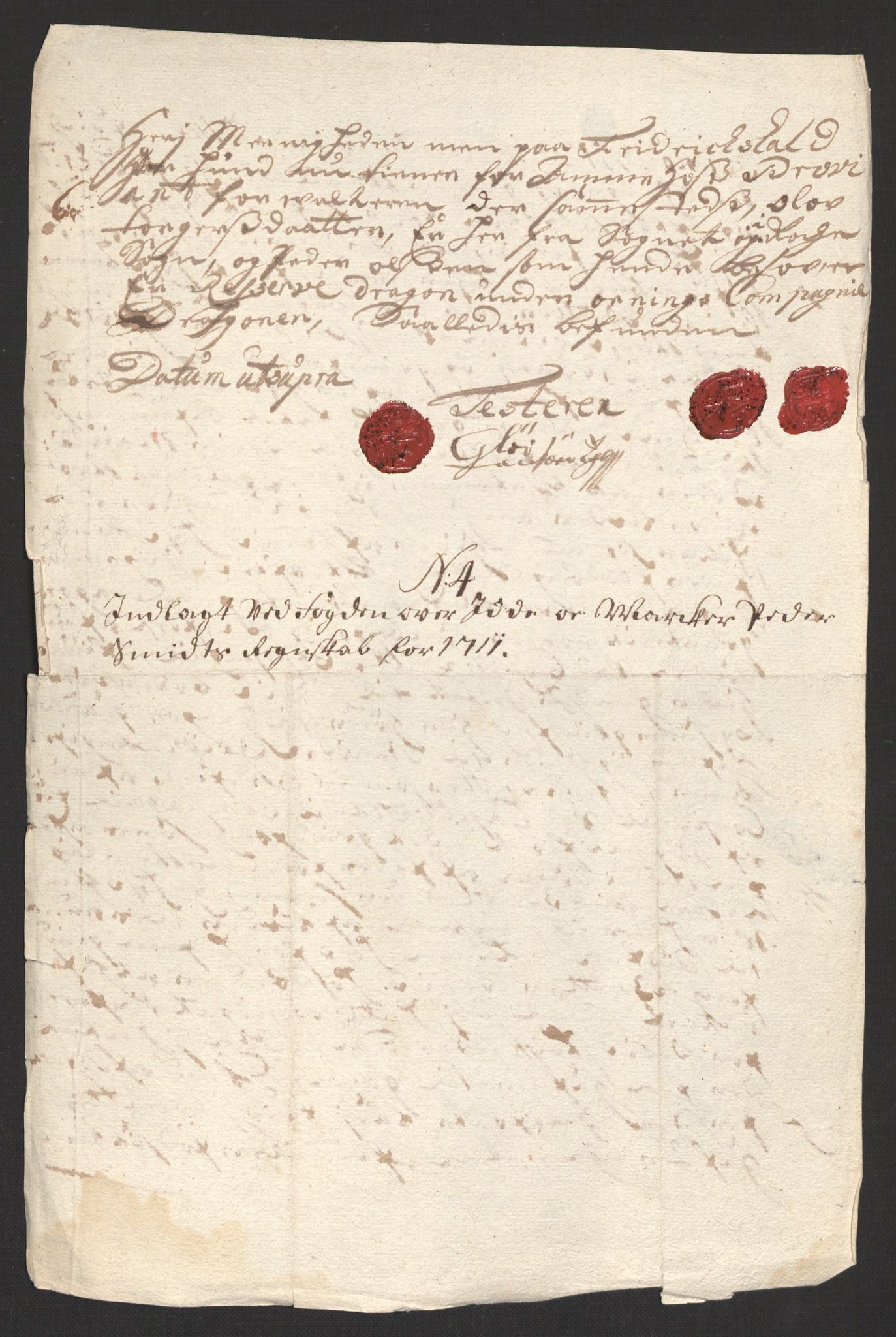 Rentekammeret inntil 1814, Reviderte regnskaper, Fogderegnskap, AV/RA-EA-4092/R01/L0020: Fogderegnskap Idd og Marker, 1711, p. 76