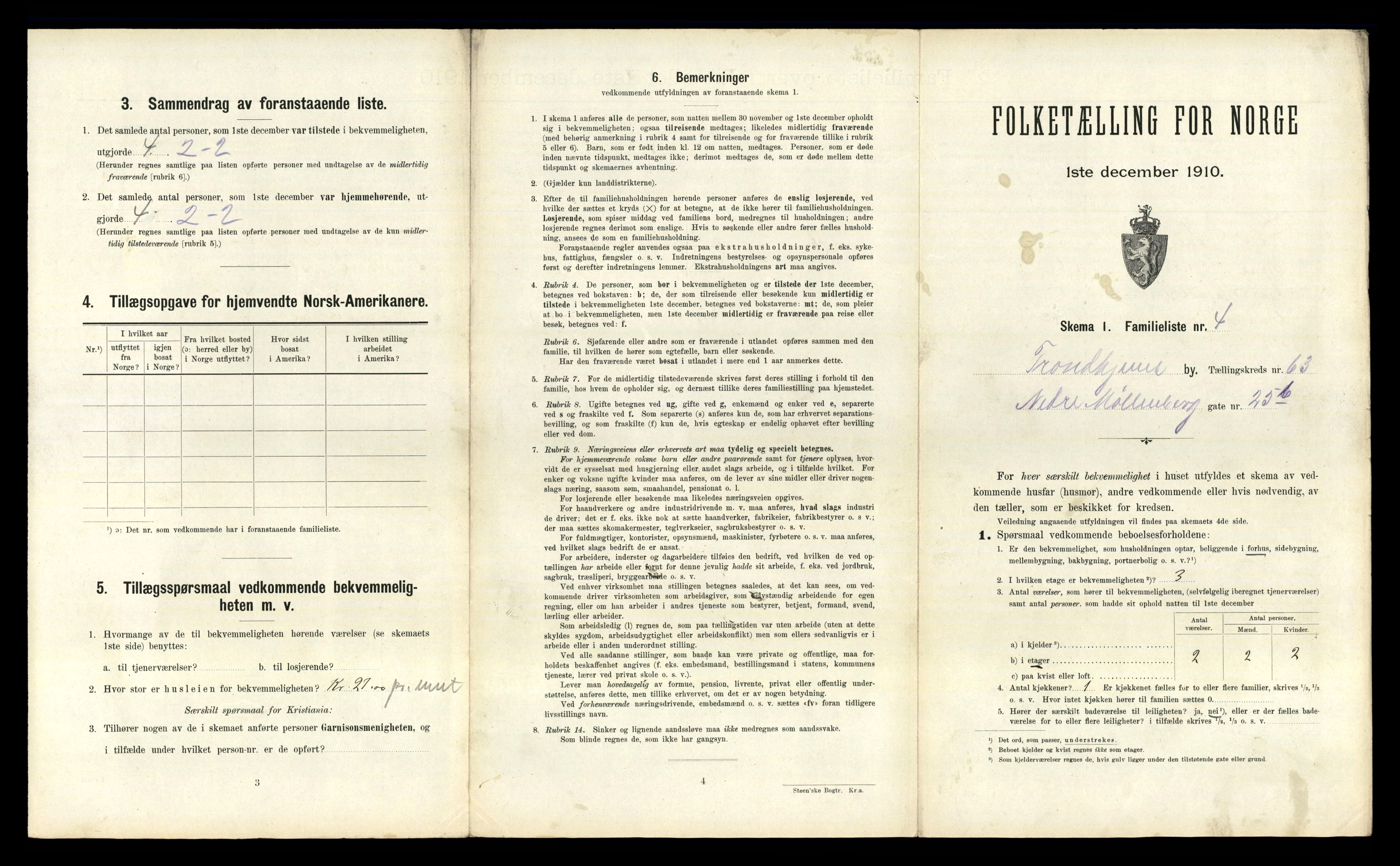 RA, 1910 census for Trondheim, 1910, p. 17231