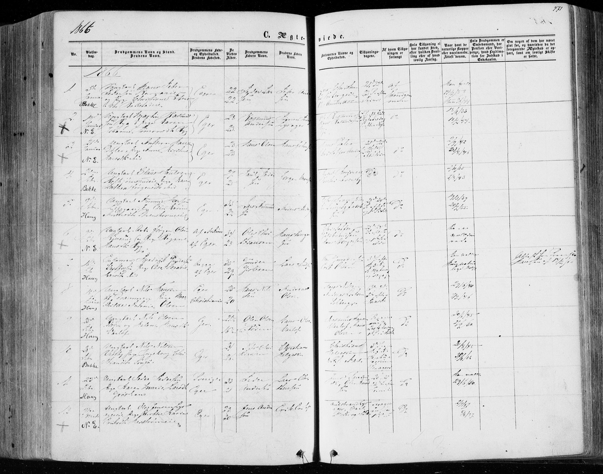Eiker kirkebøker, SAKO/A-4/F/Fa/L0016: Parish register (official) no. I 16, 1860-1868, p. 471