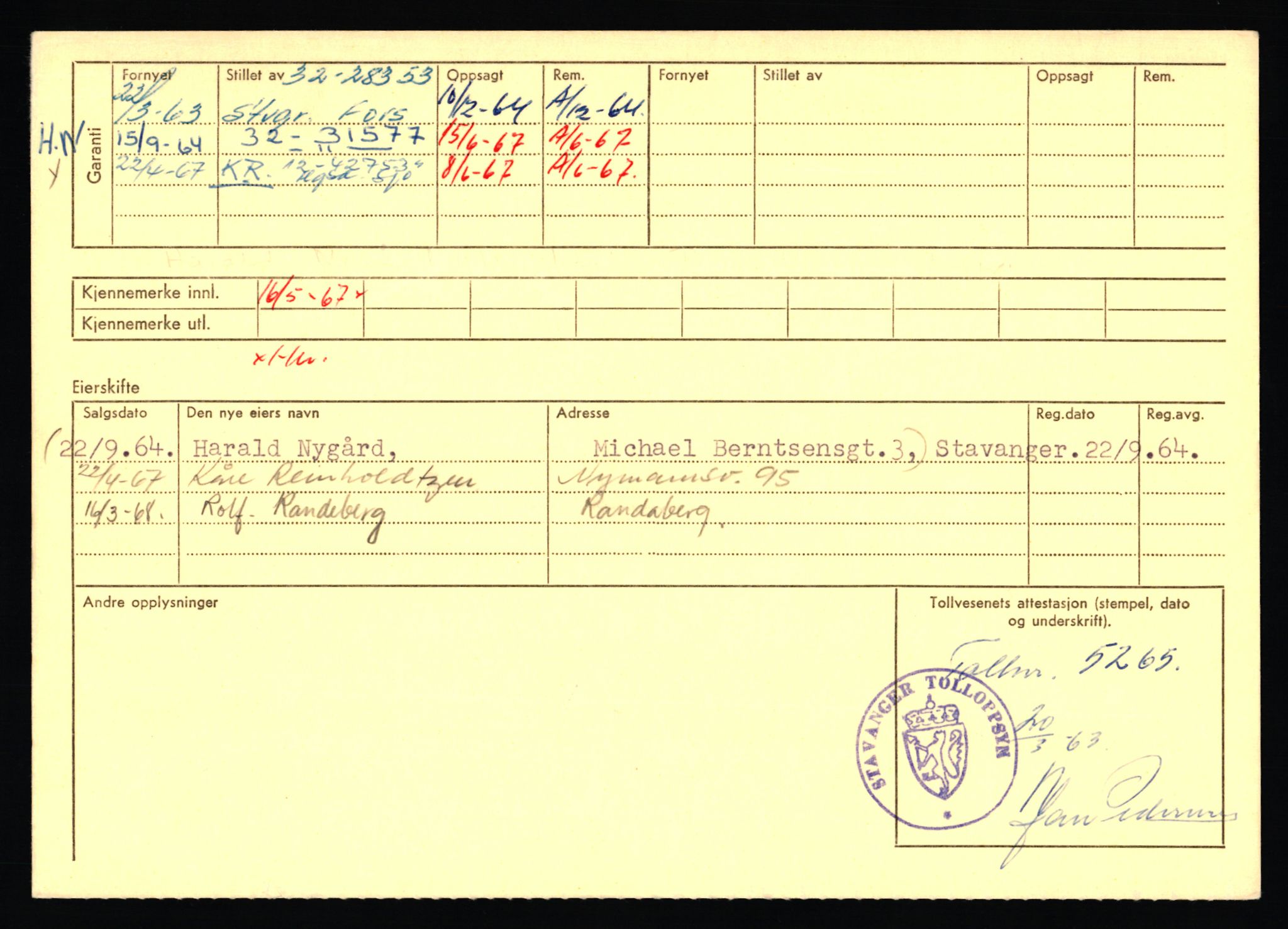 Stavanger trafikkstasjon, AV/SAST-A-101942/0/F/L0019: L-10500 - L-10999, 1930-1971, p. 1008