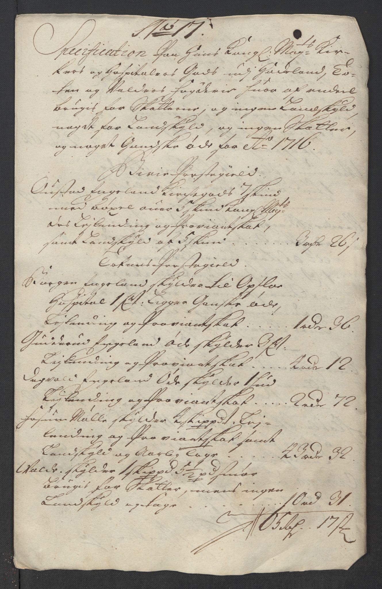 Rentekammeret inntil 1814, Reviderte regnskaper, Fogderegnskap, AV/RA-EA-4092/R18/L1315: Fogderegnskap Hadeland, Toten og Valdres, 1716, p. 402