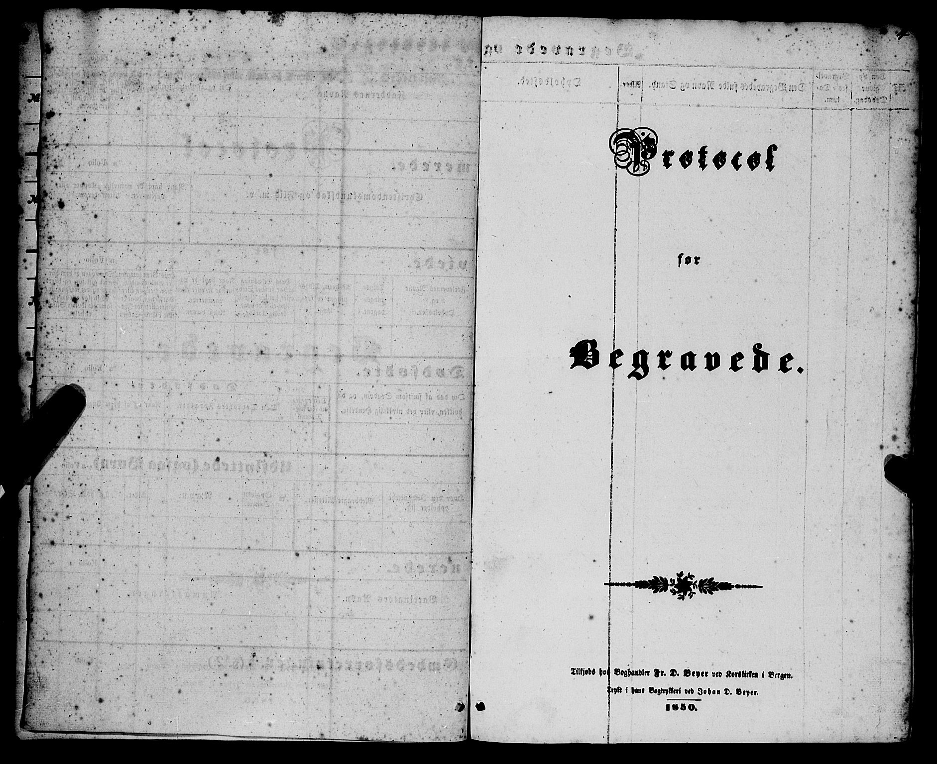 Nykirken Sokneprestembete, SAB/A-77101/H/Haa/L0042: Parish register (official) no. E 2, 1850-1868, p. 4