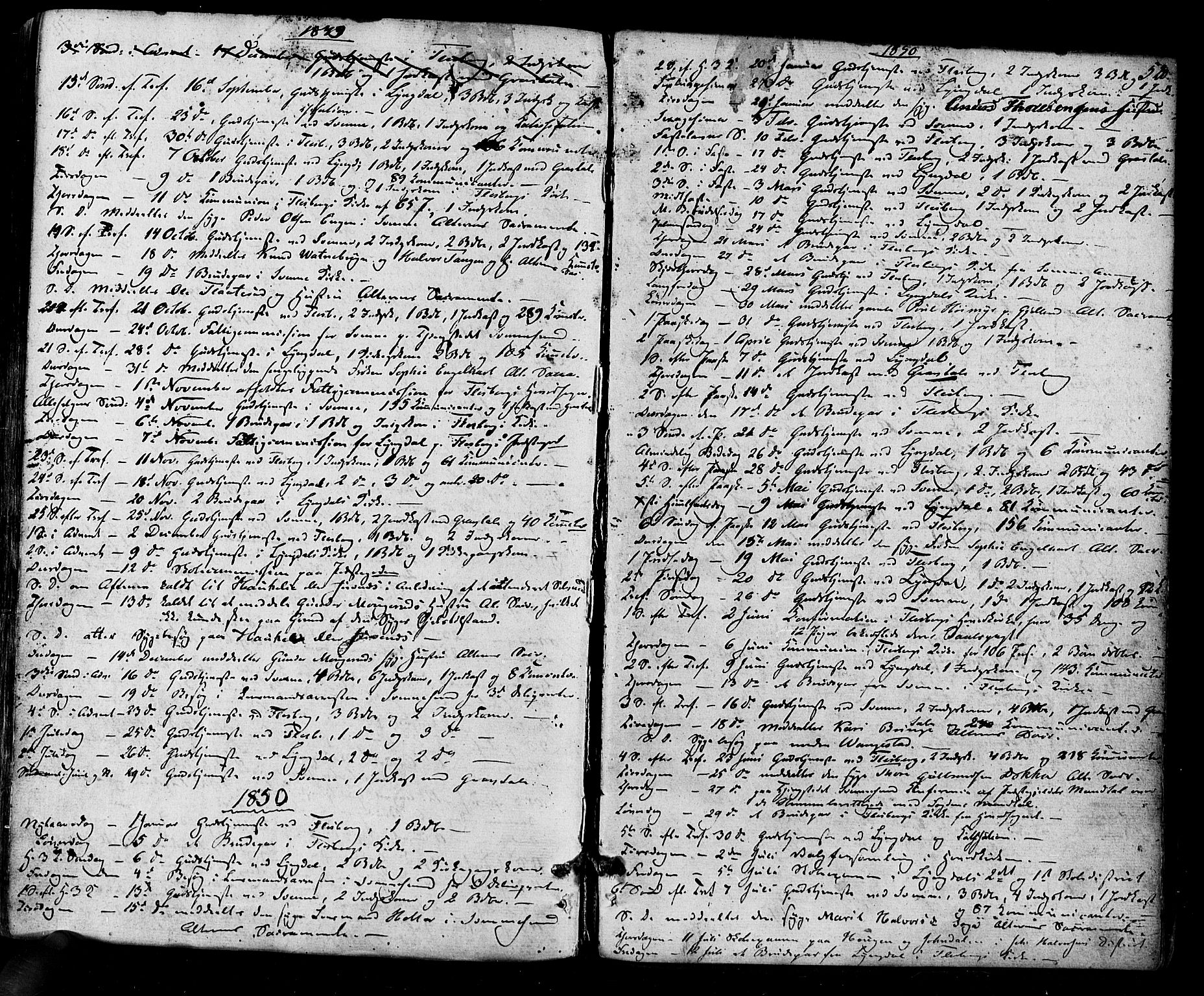 Flesberg kirkebøker, AV/SAKO-A-18/F/Fa/L0006: Parish register (official) no. I 6, 1834-1860, p. 520