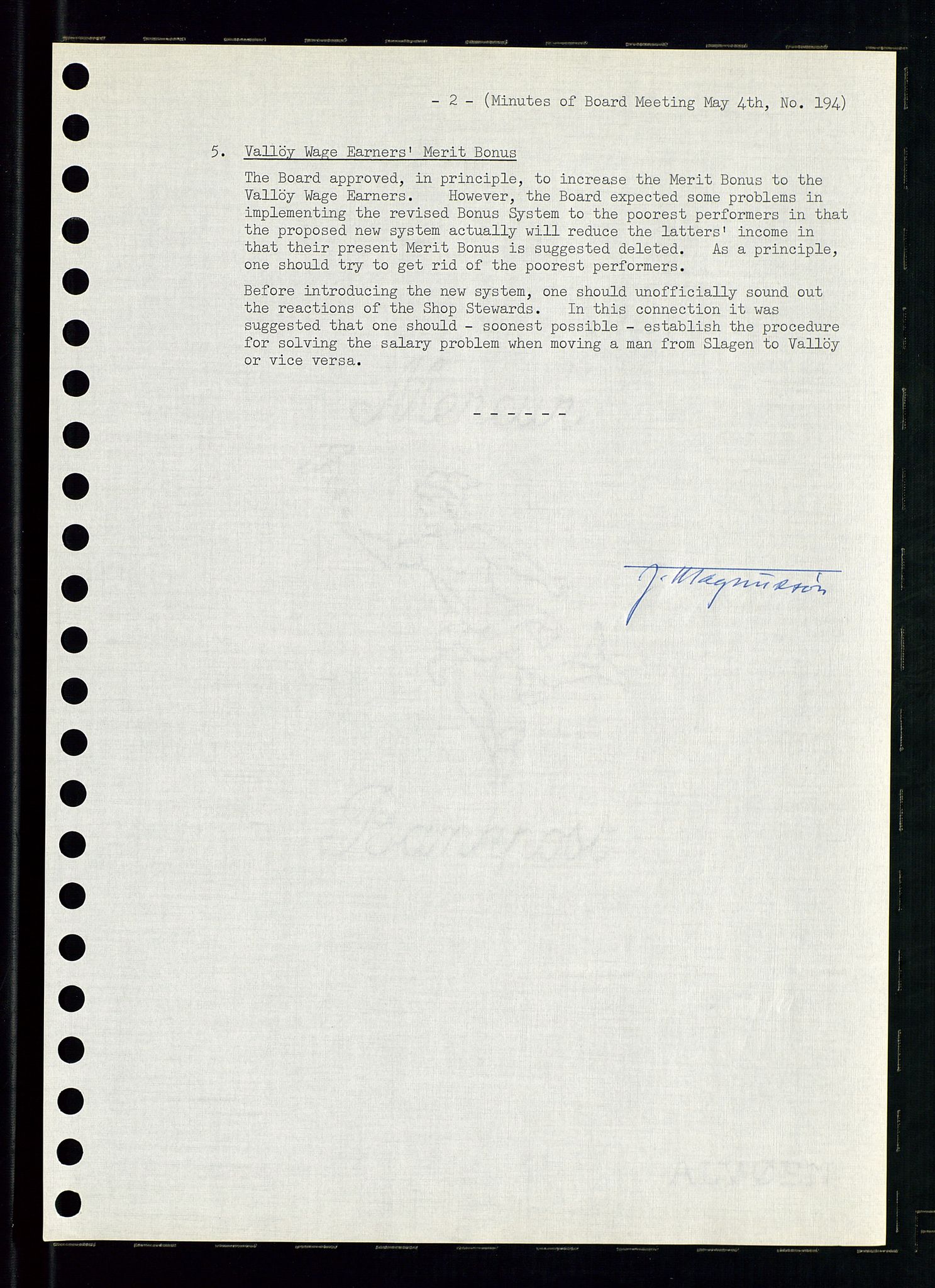 Pa 0982 - Esso Norge A/S, AV/SAST-A-100448/A/Aa/L0002/0001: Den administrerende direksjon Board minutes (styrereferater) / Den administrerende direksjon Board minutes (styrereferater), 1965, p. 117