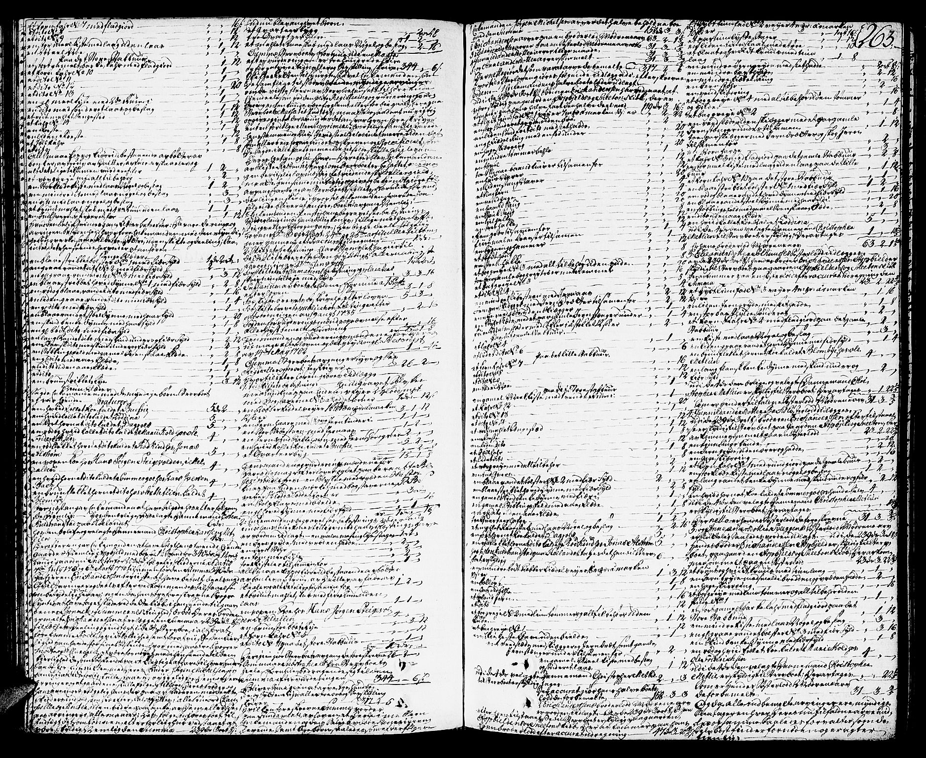Orkdal sorenskriveri, SAT/A-4169/1/3/3Aa/L0007: Skifteprotokoller, 1767-1782, p. 262b-263a