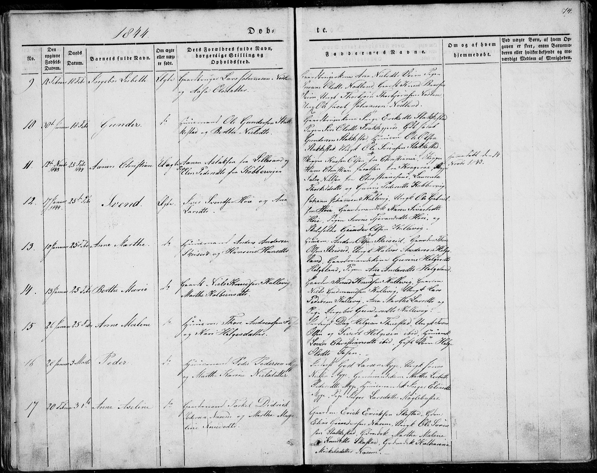 Avaldsnes sokneprestkontor, AV/SAST-A -101851/H/Ha/Haa/L0006: Parish register (official) no. A 6, 1839-1847, p. 74