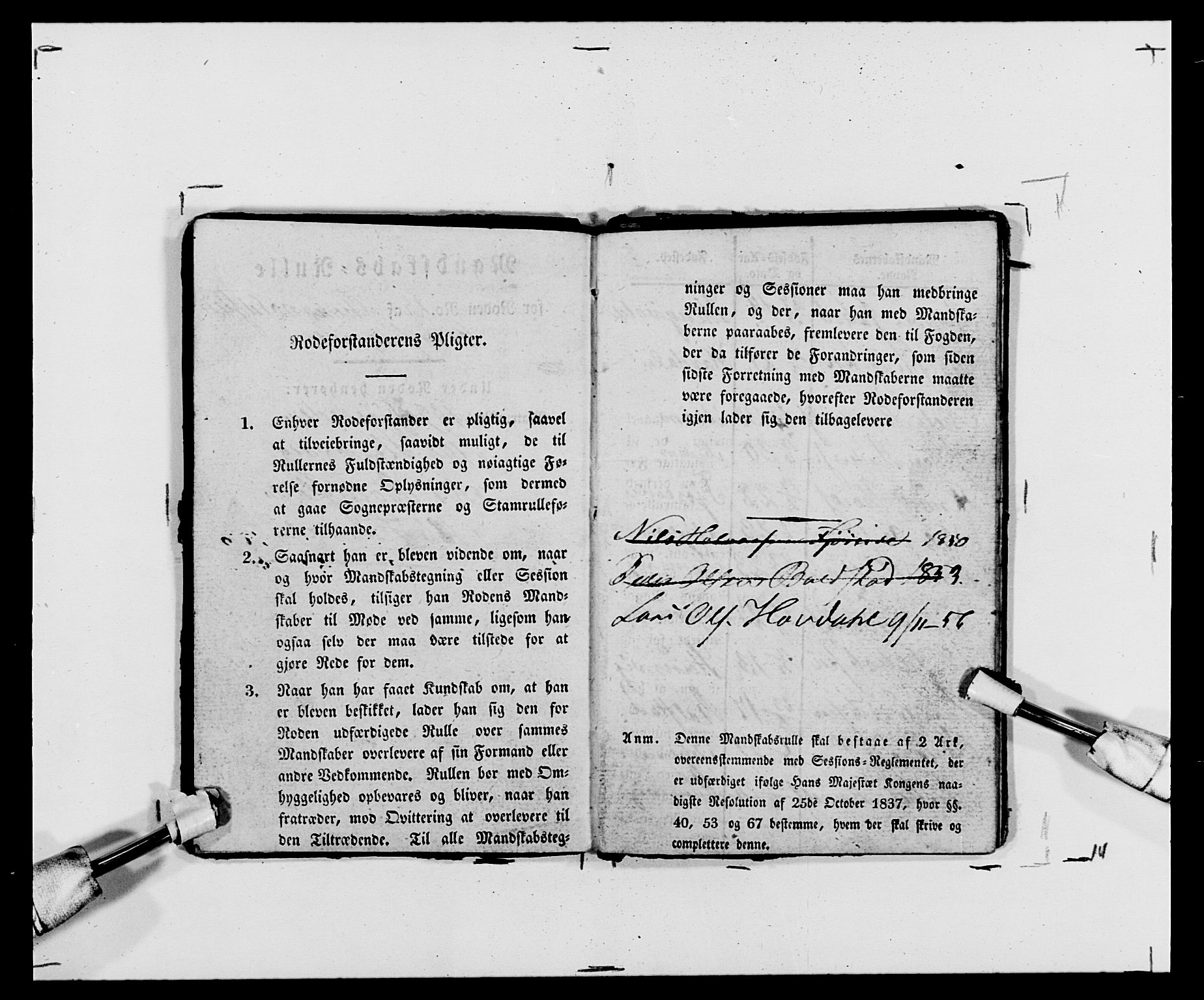 Generalitets- og kommissariatskollegiet, Det kongelige norske kommissariatskollegium, AV/RA-EA-5420/E/Eh/L0120: Tingvollske kompani, 1850-1870, p. 105