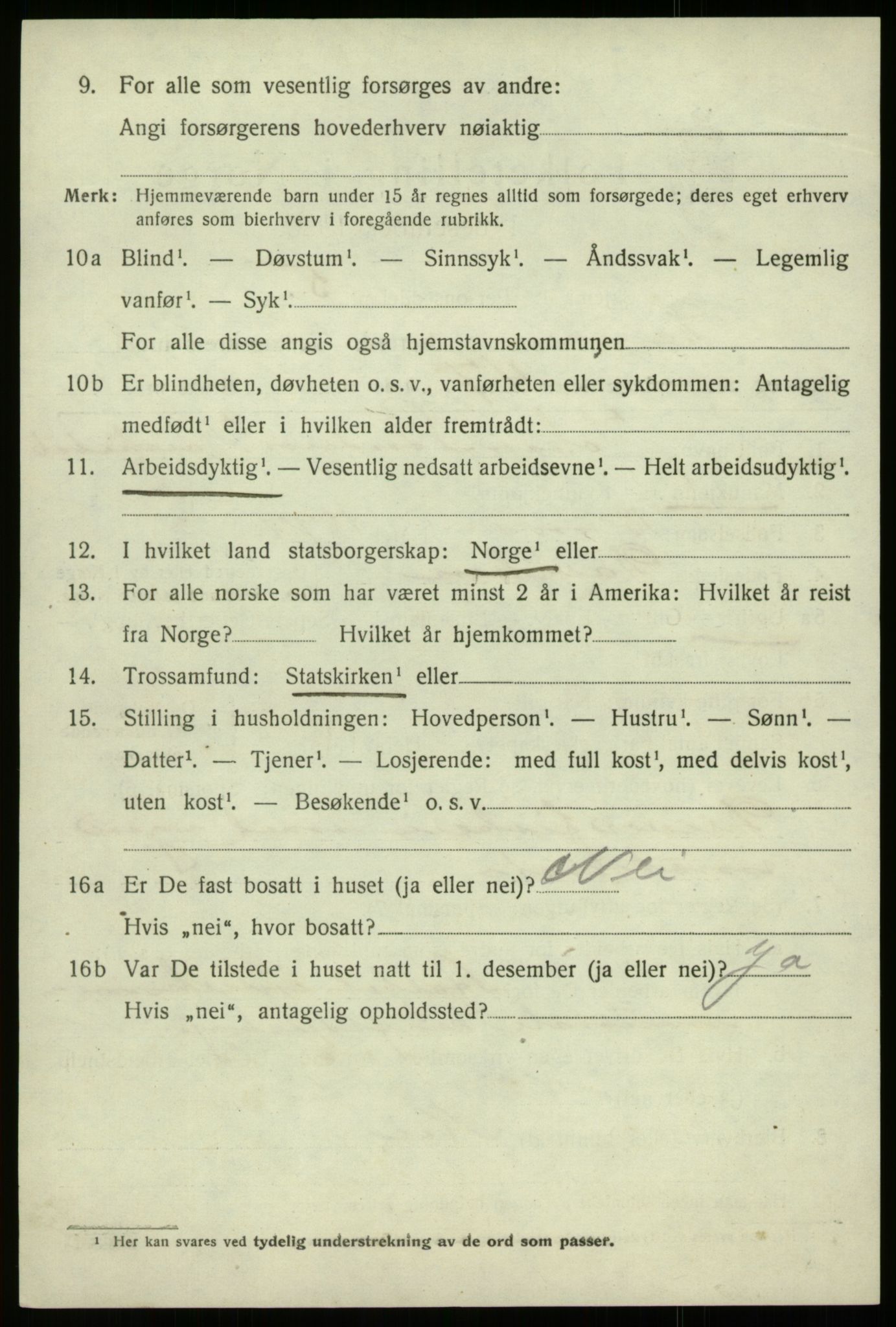 SAB, 1920 census for Davik, 1920, p. 4782