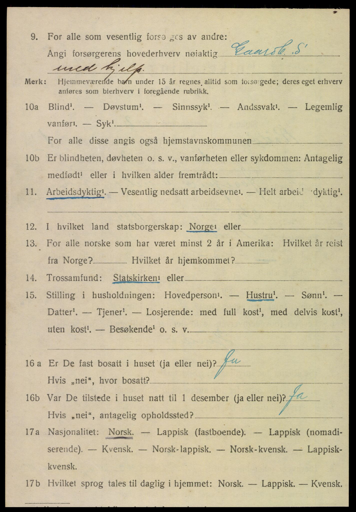 SAT, 1920 census for Rødøy, 1920, p. 969