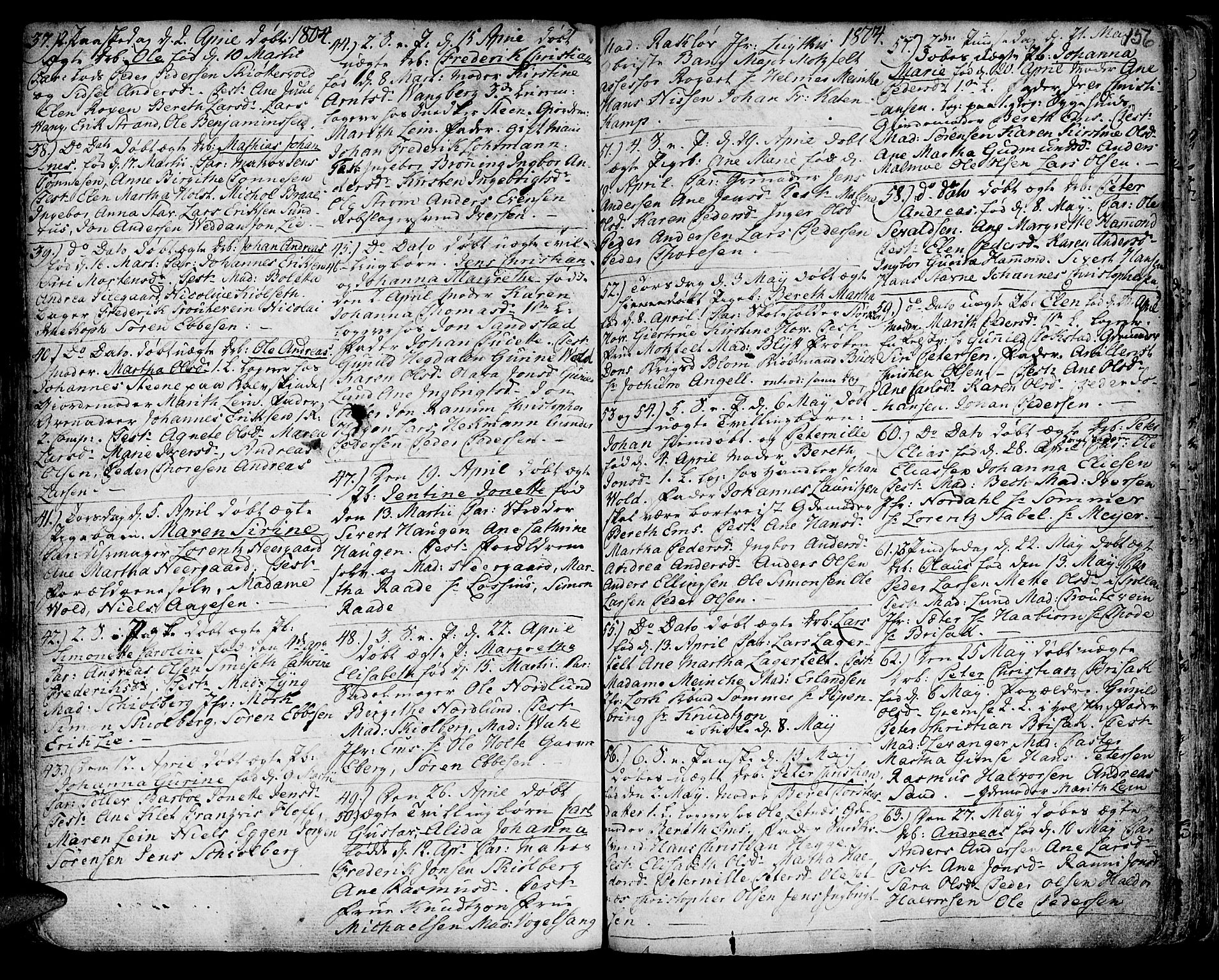 Ministerialprotokoller, klokkerbøker og fødselsregistre - Sør-Trøndelag, SAT/A-1456/601/L0039: Parish register (official) no. 601A07, 1770-1819, p. 156