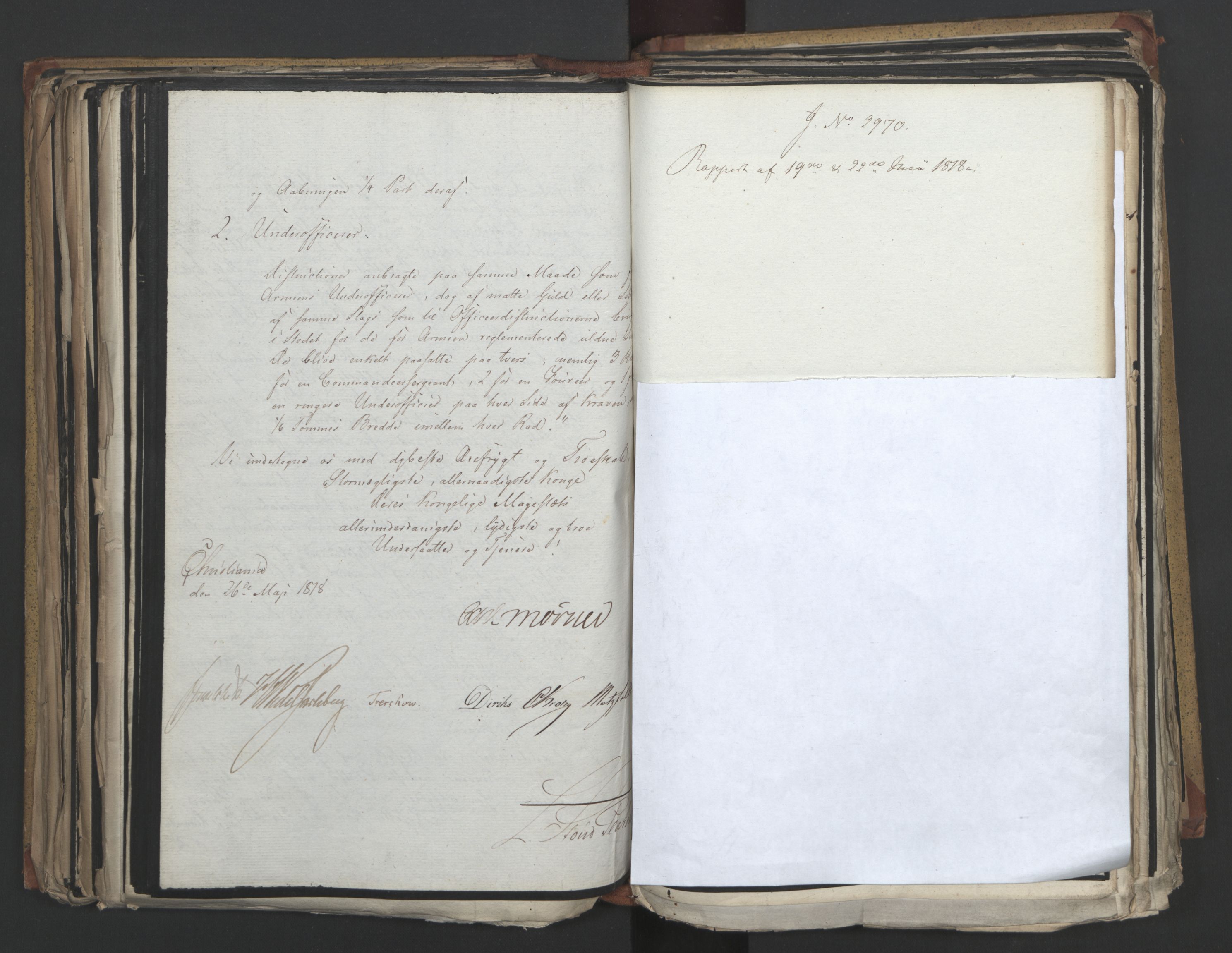 Statsrådsavdelingen i Stockholm, AV/RA-S-1003/D/Da/L0014: Regjeringsinnstillinger nr. 2890-3057, 1818, p. 293