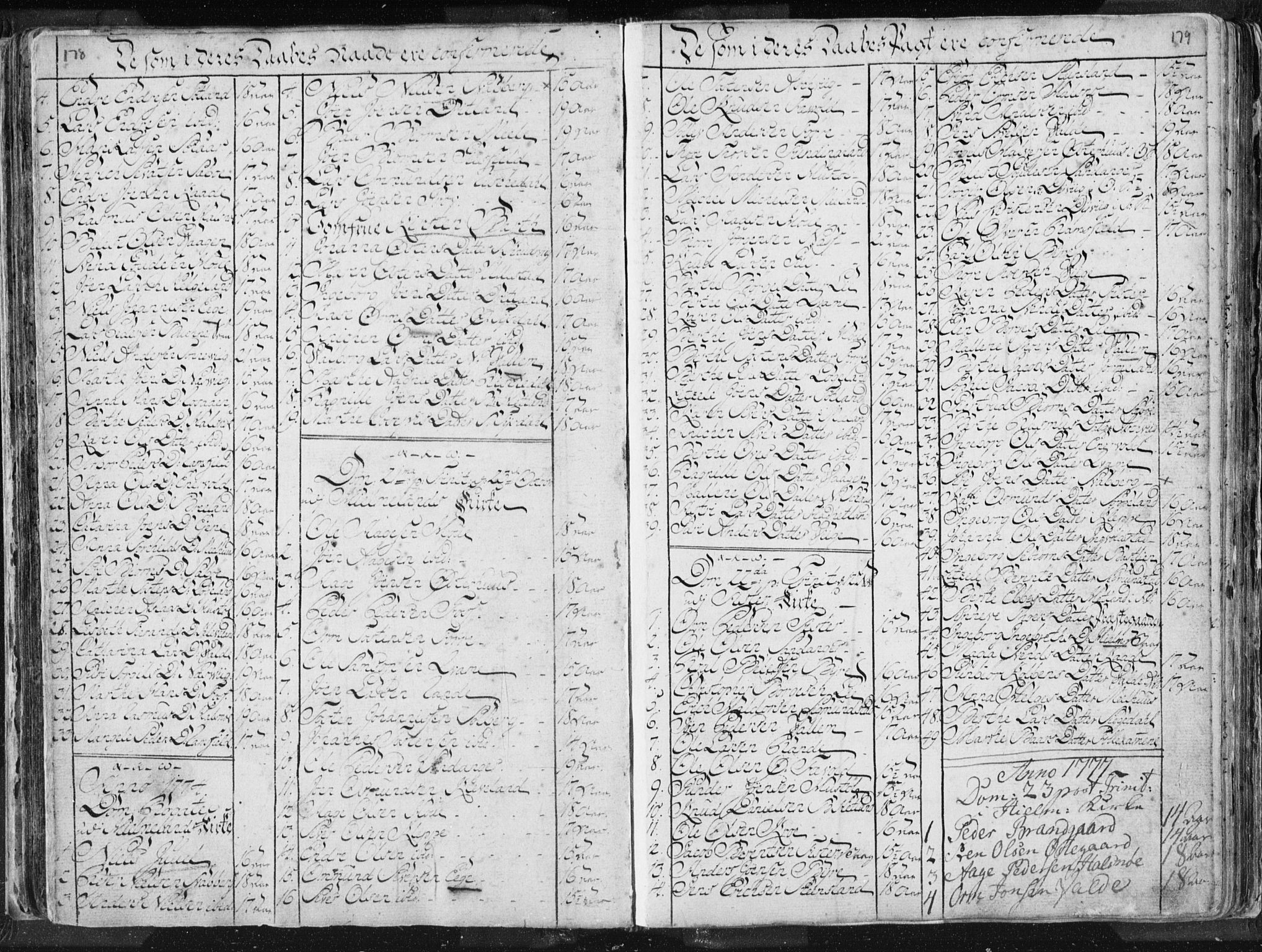 Hjelmeland sokneprestkontor, SAST/A-101843/01/IV/L0001: Parish register (official) no. A 1, 1760-1799, p. 178-179