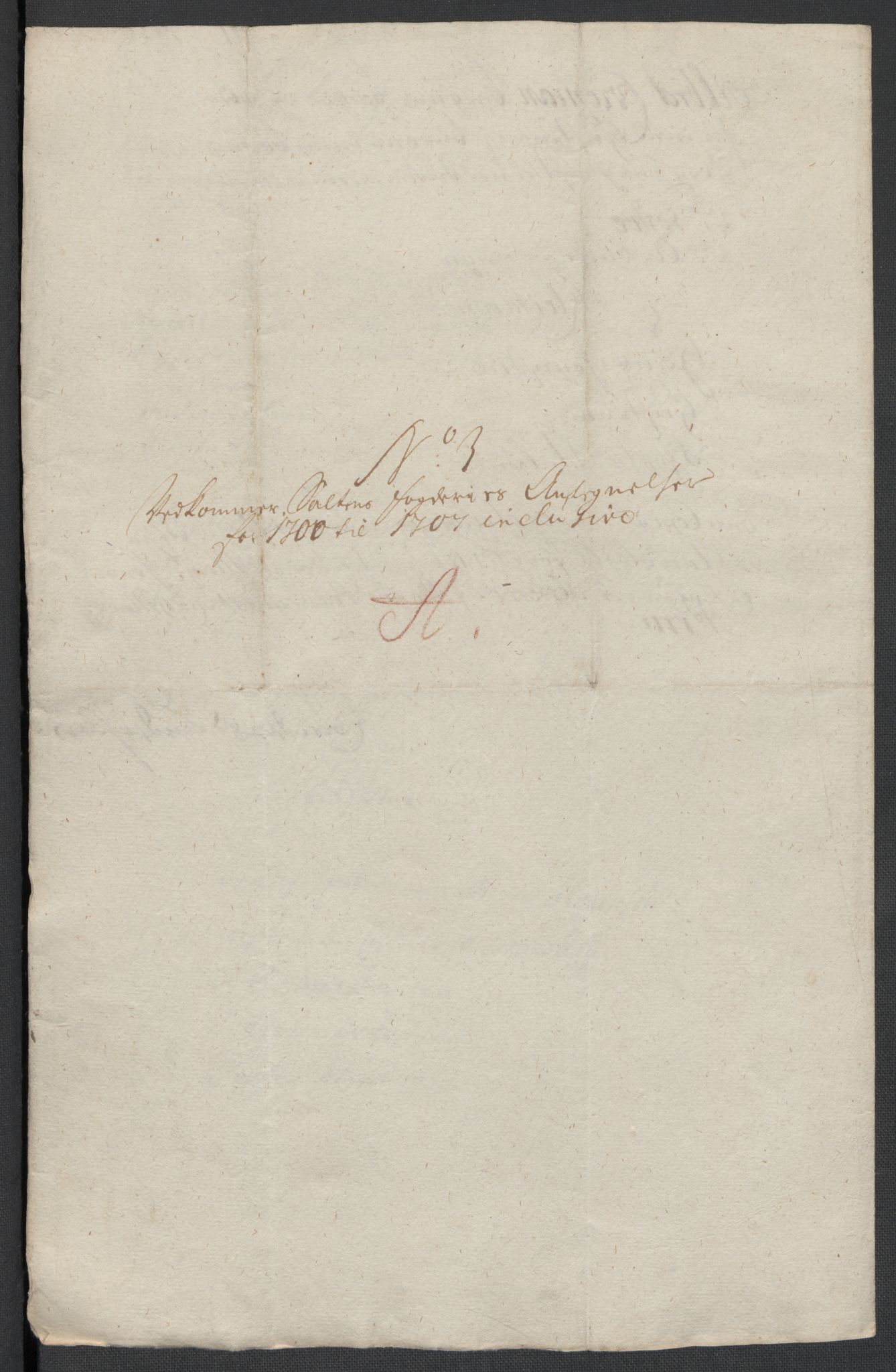 Rentekammeret inntil 1814, Reviderte regnskaper, Fogderegnskap, AV/RA-EA-4092/R66/L4581: Fogderegnskap Salten, 1707-1710, p. 132