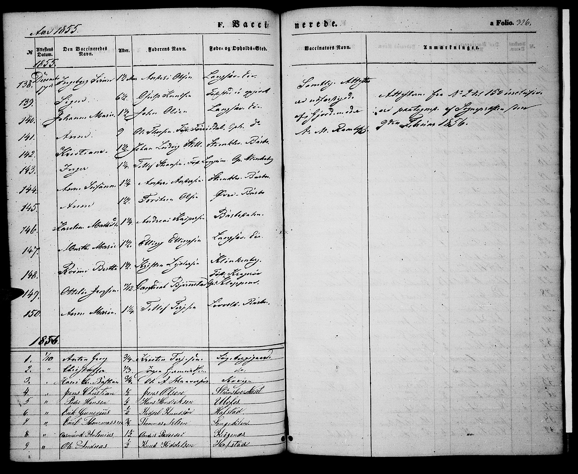 Tromøy sokneprestkontor, SAK/1111-0041/F/Fa/L0005: Parish register (official) no. A 5, 1847-1856, p. 326