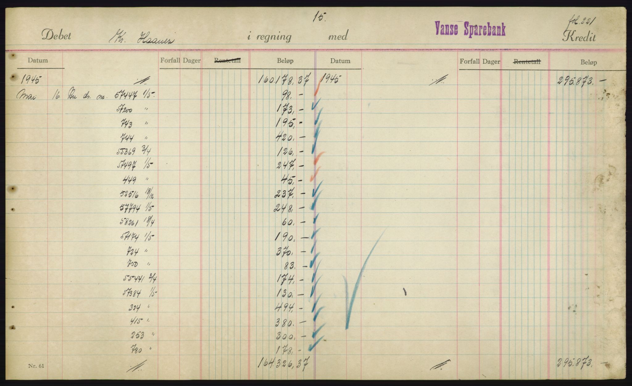 Forsvarsdepartementet, 10. kontor / Oppgjørskontoret, AV/RA-RAFA-1225/D/Db/L0180: Lista oppgjørskontor, 1942-1952, p. 1939