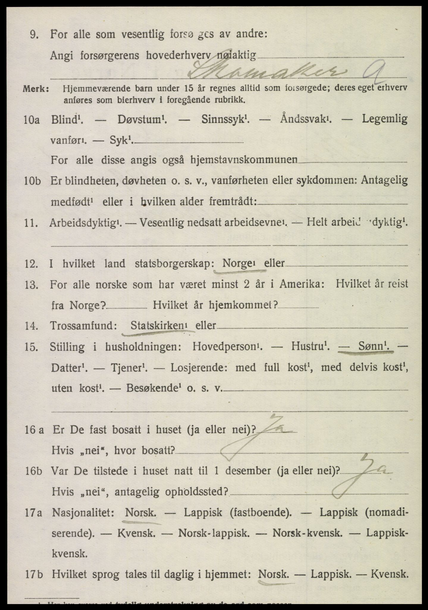 SAT, 1920 census for Røra, 1920, p. 1482