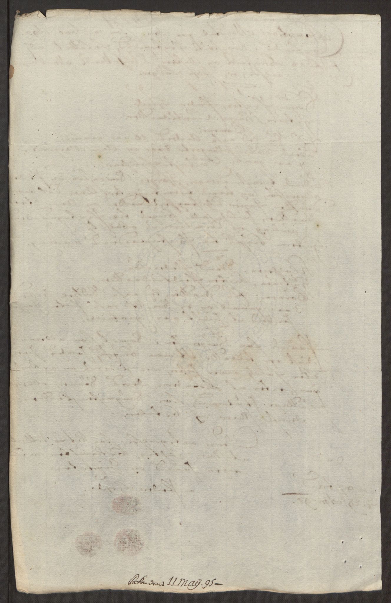 Rentekammeret inntil 1814, Reviderte regnskaper, Fogderegnskap, AV/RA-EA-4092/R10/L0439: Fogderegnskap Aker og Follo, 1695, p. 205