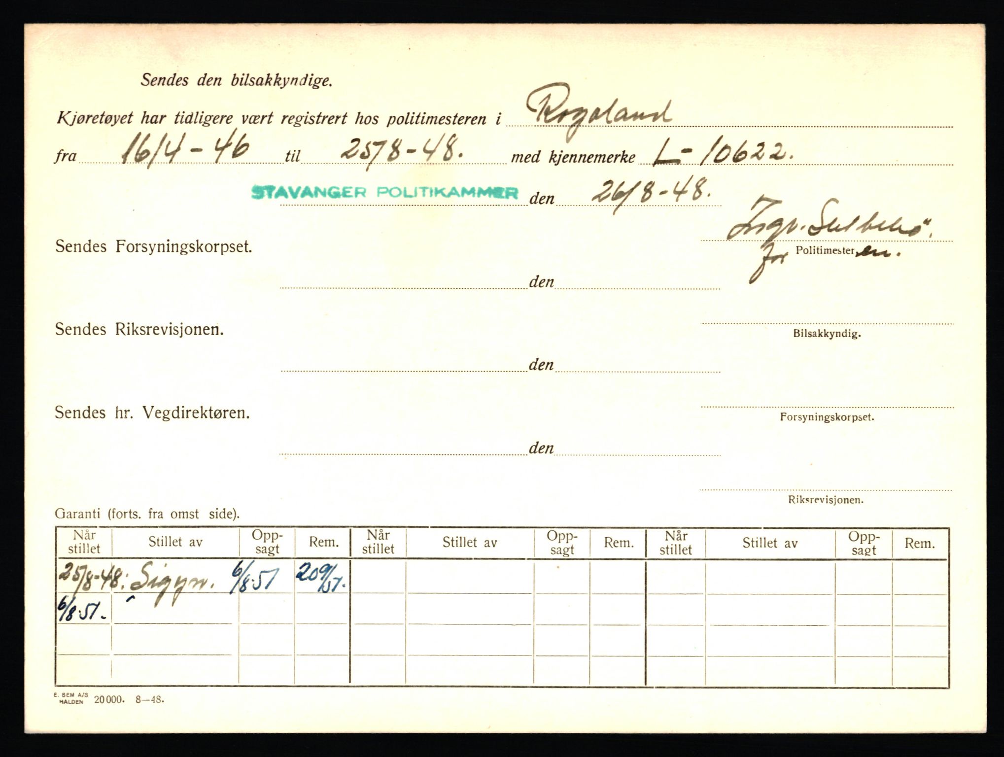 Stavanger trafikkstasjon, AV/SAST-A-101942/0/F/L0011: L-3700 - L-4199, 1930-1971, p. 1228