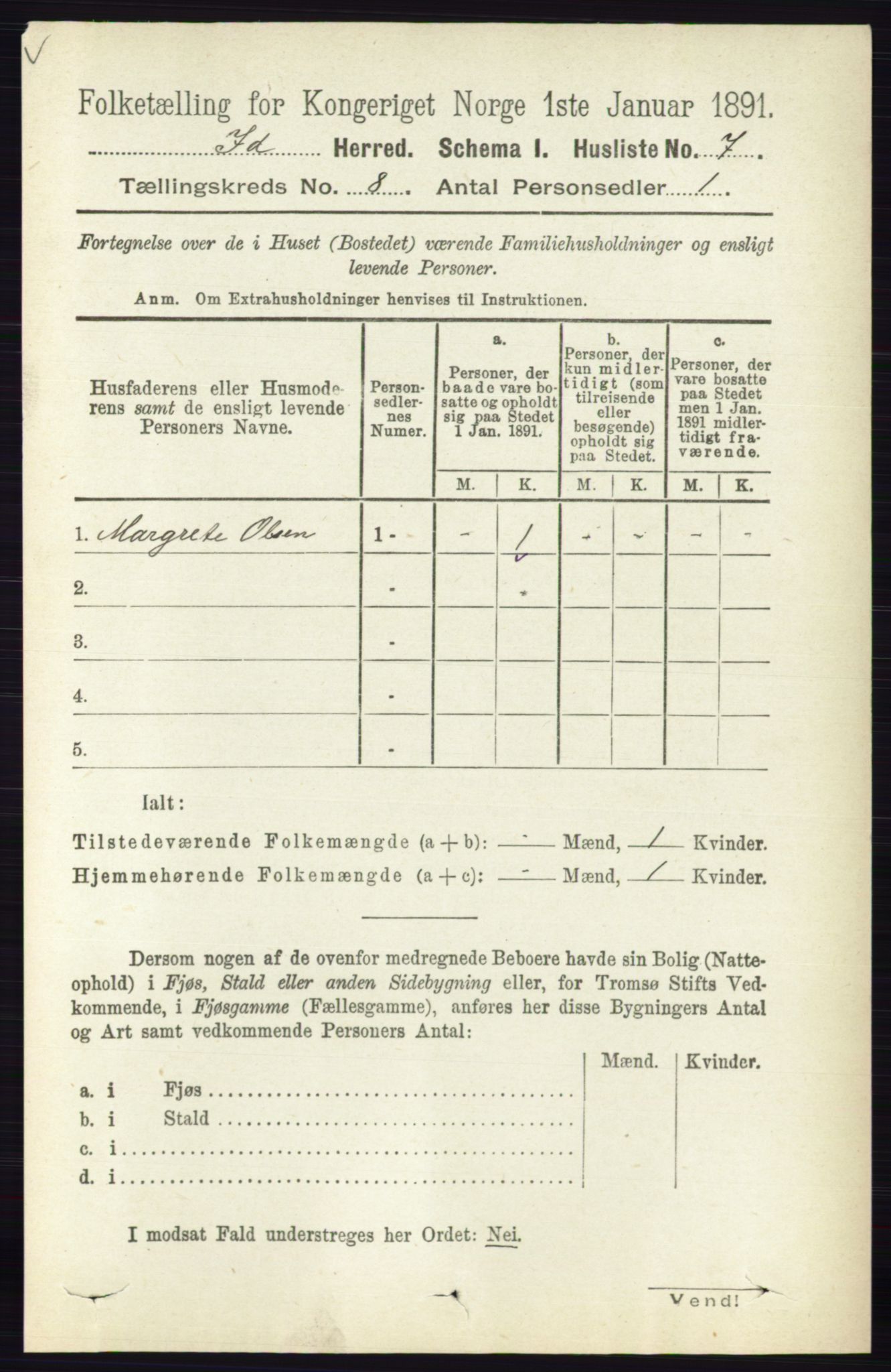 RA, 1891 census for 0117 Idd, 1891, p. 4673